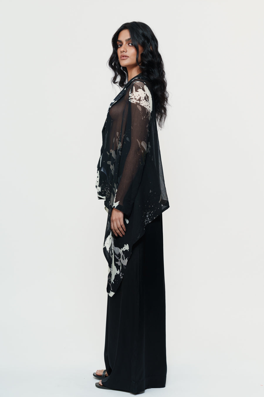 Chiffon Shirt With Trouser
