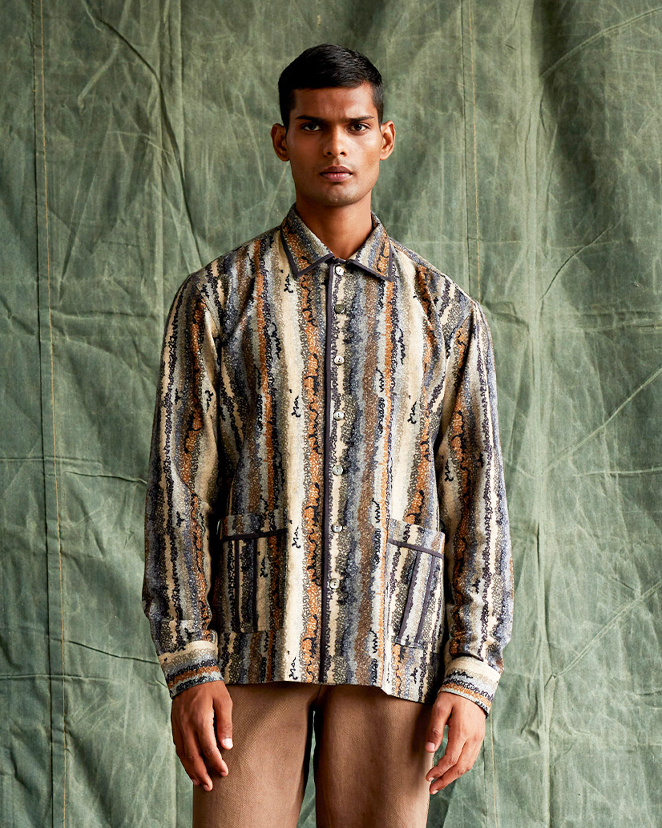 Earth Print Overshirt