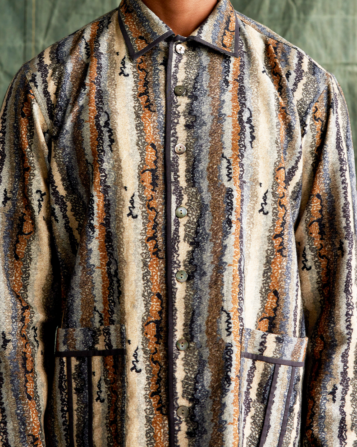 Earth Print Overshirt