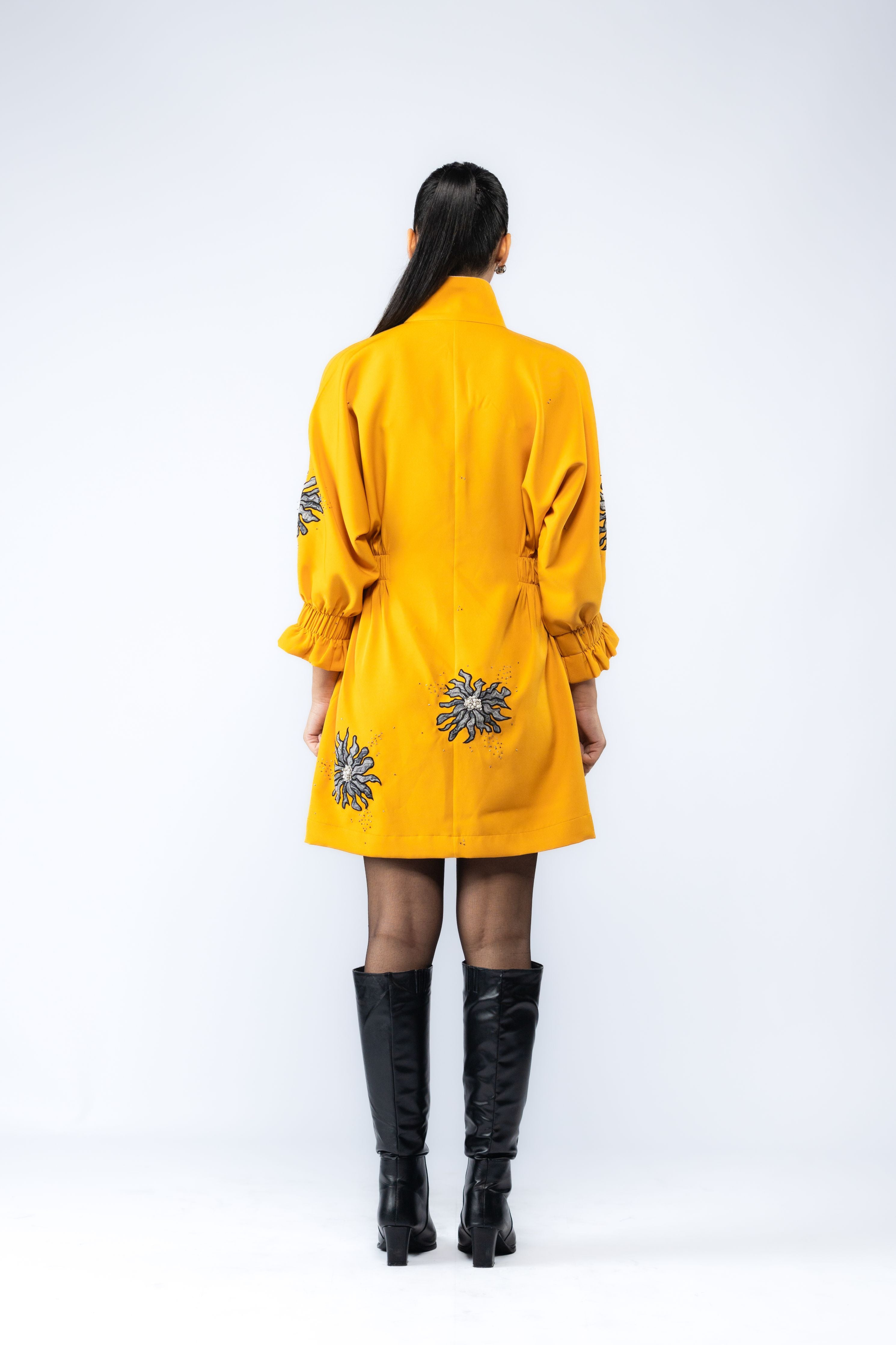 Hand Embroidered Floral Dress