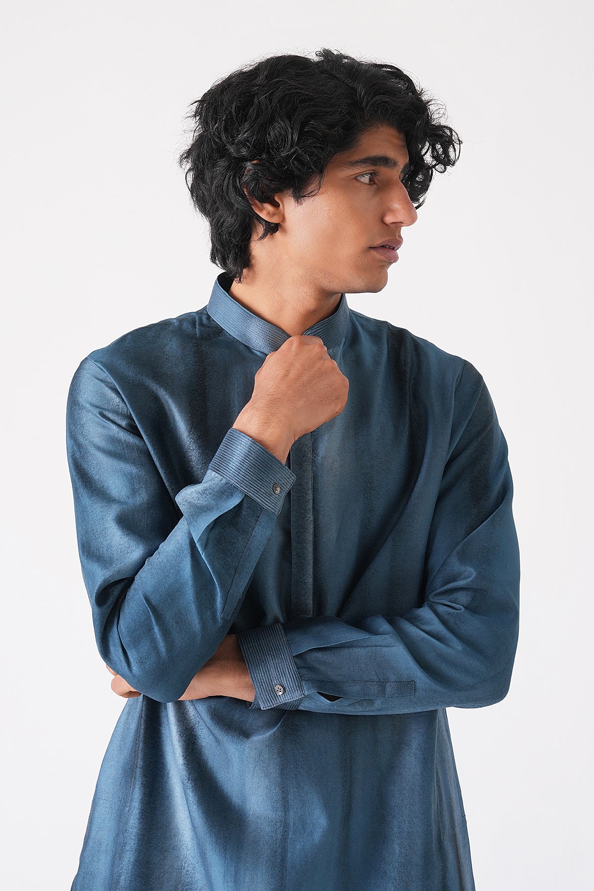 Shaded Printed Kurta Set