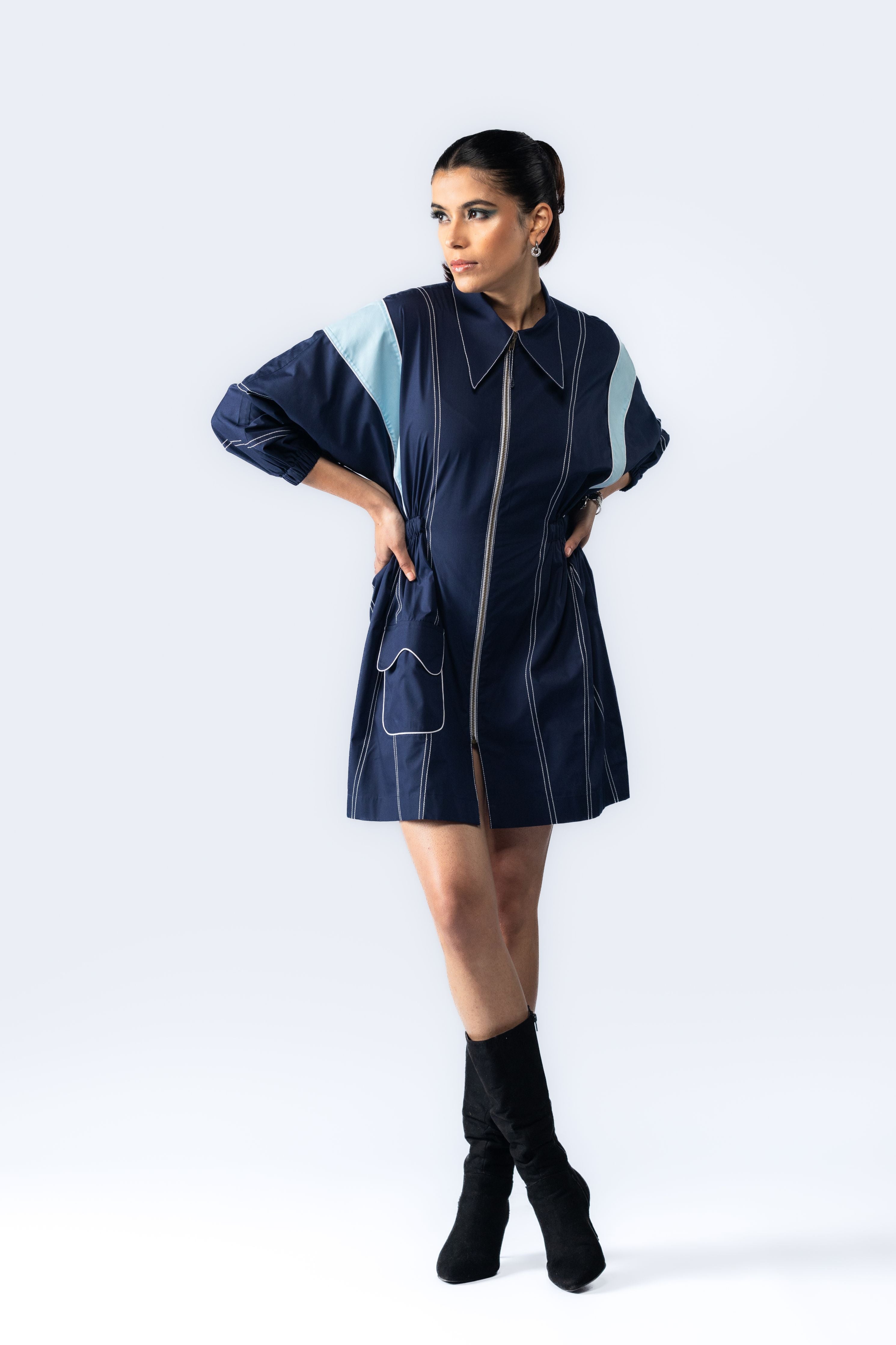 Colour Blocking Dress