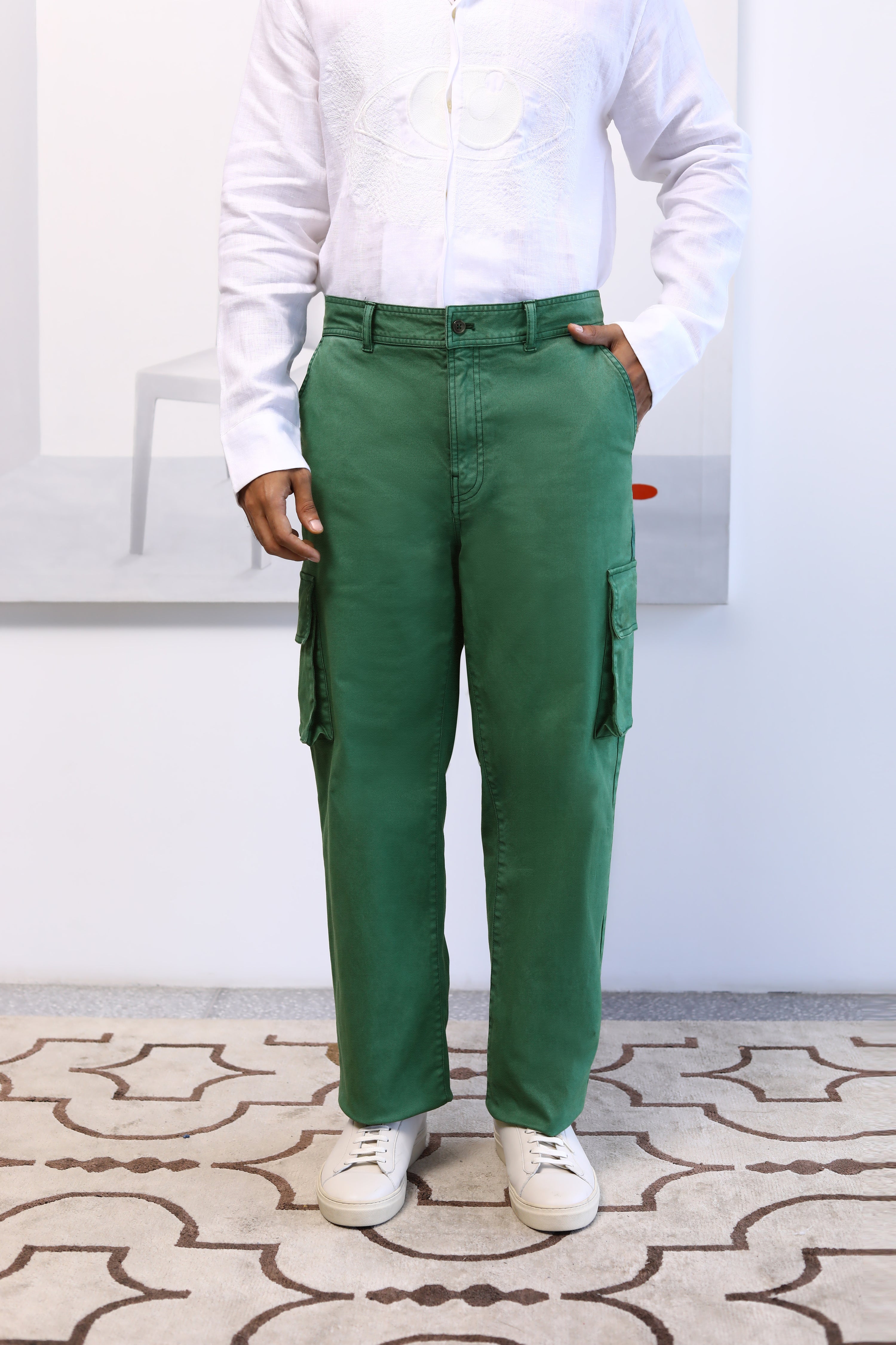 Twill Cargo Pants