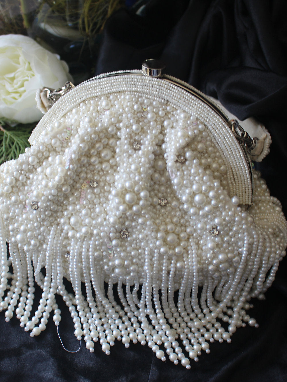 Ivory Pearl Tassels