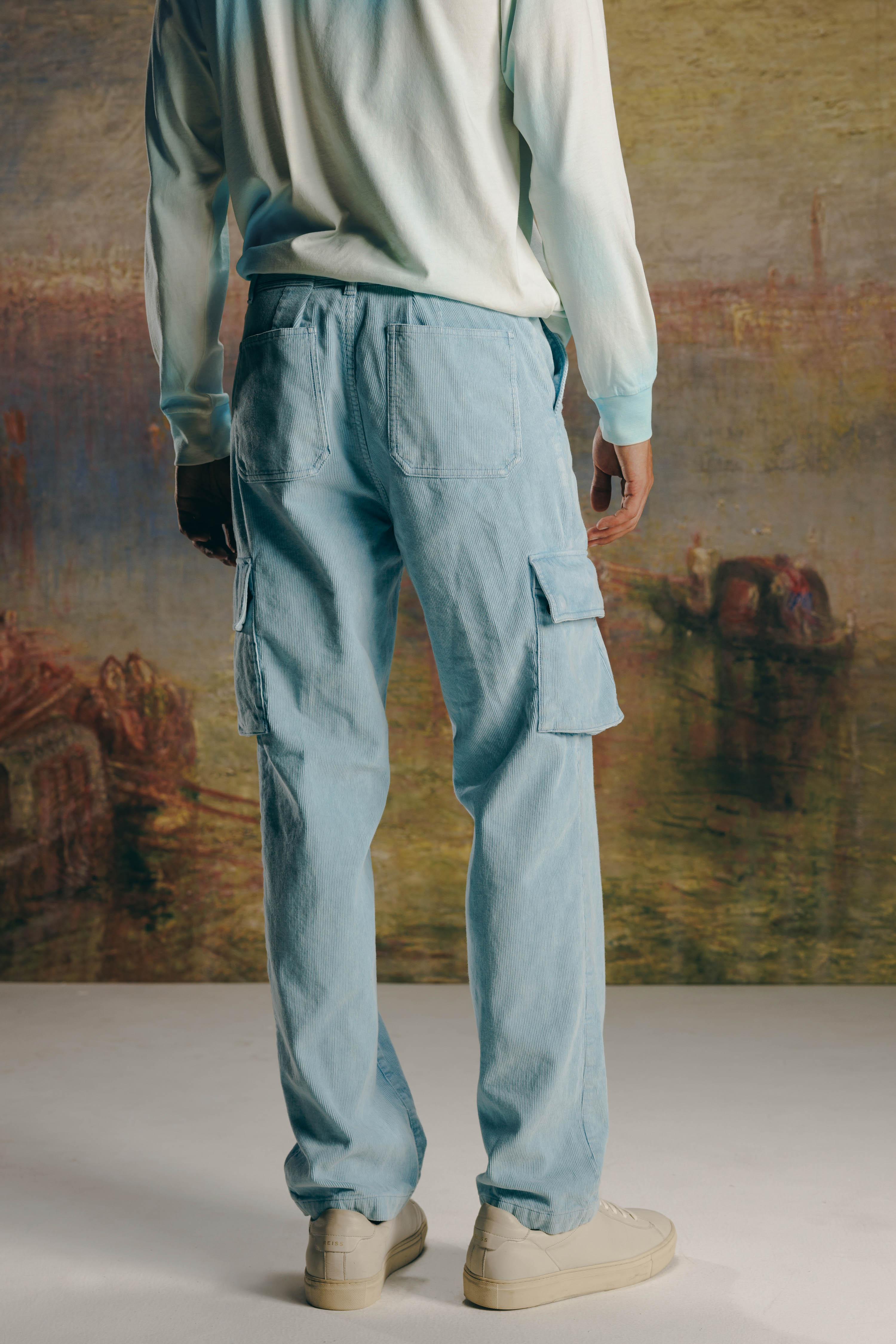 Overdyed Stone Washed Cargo Pants