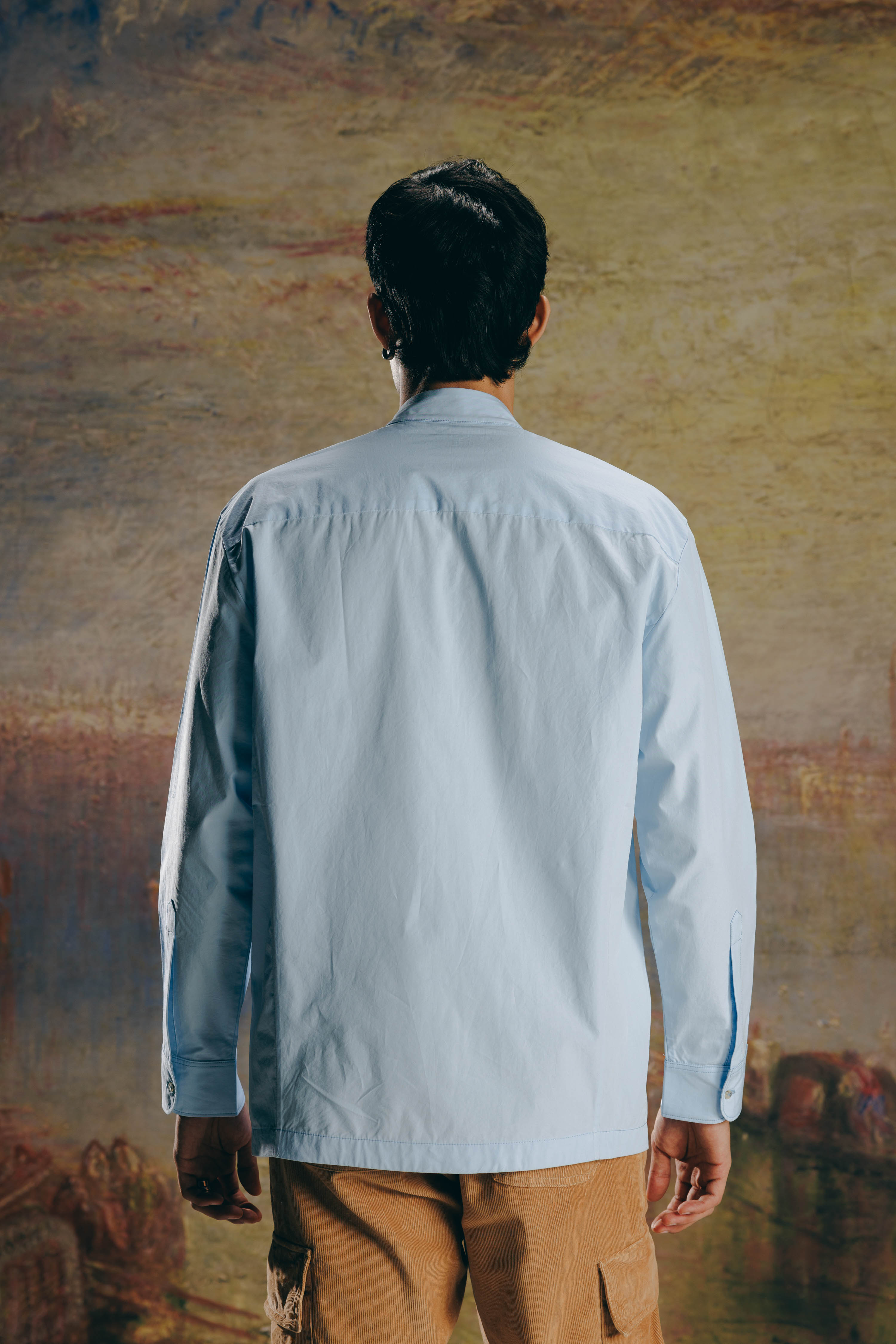 Asymmetric Nehru Overshirt