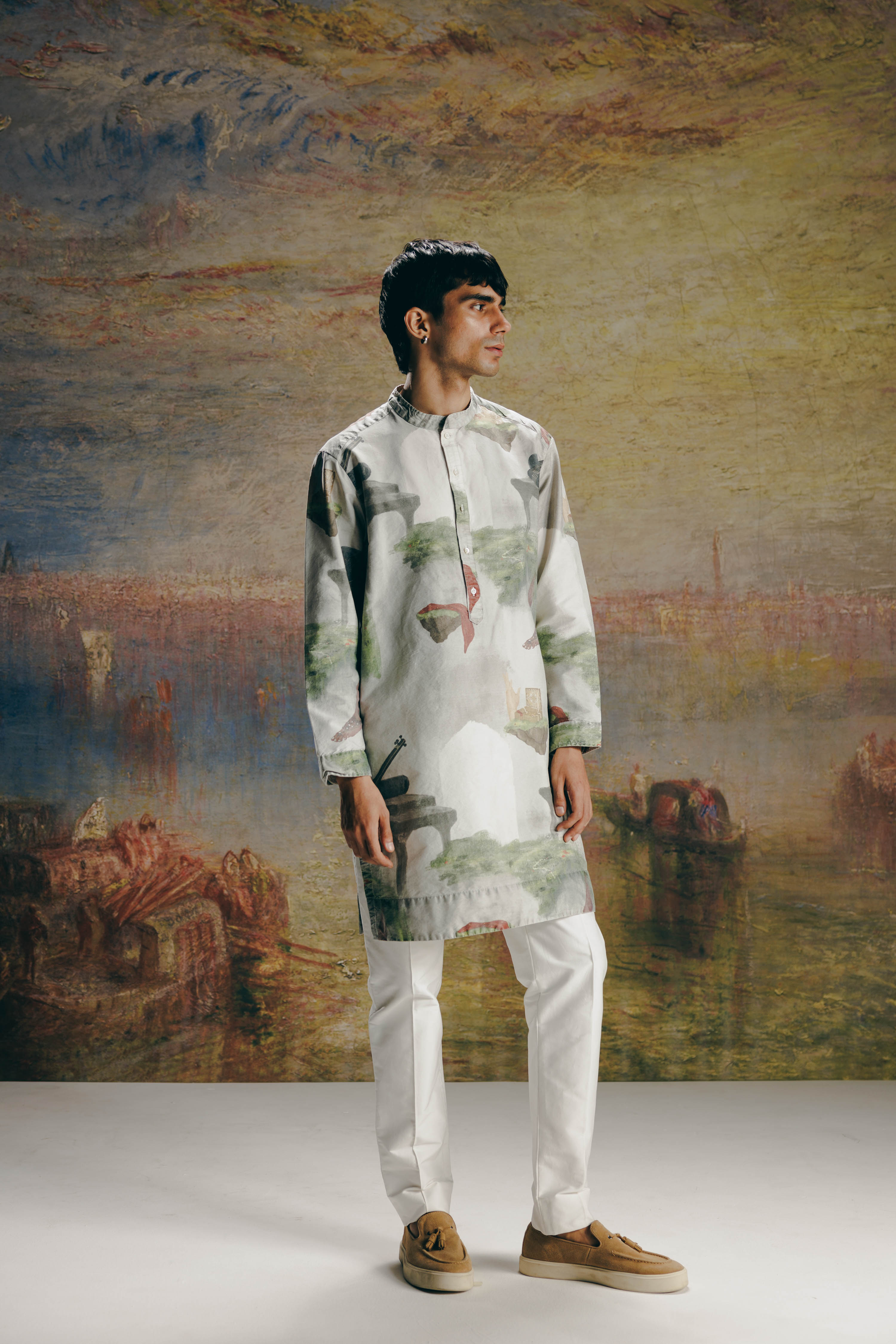 Surrealist Kurta Set