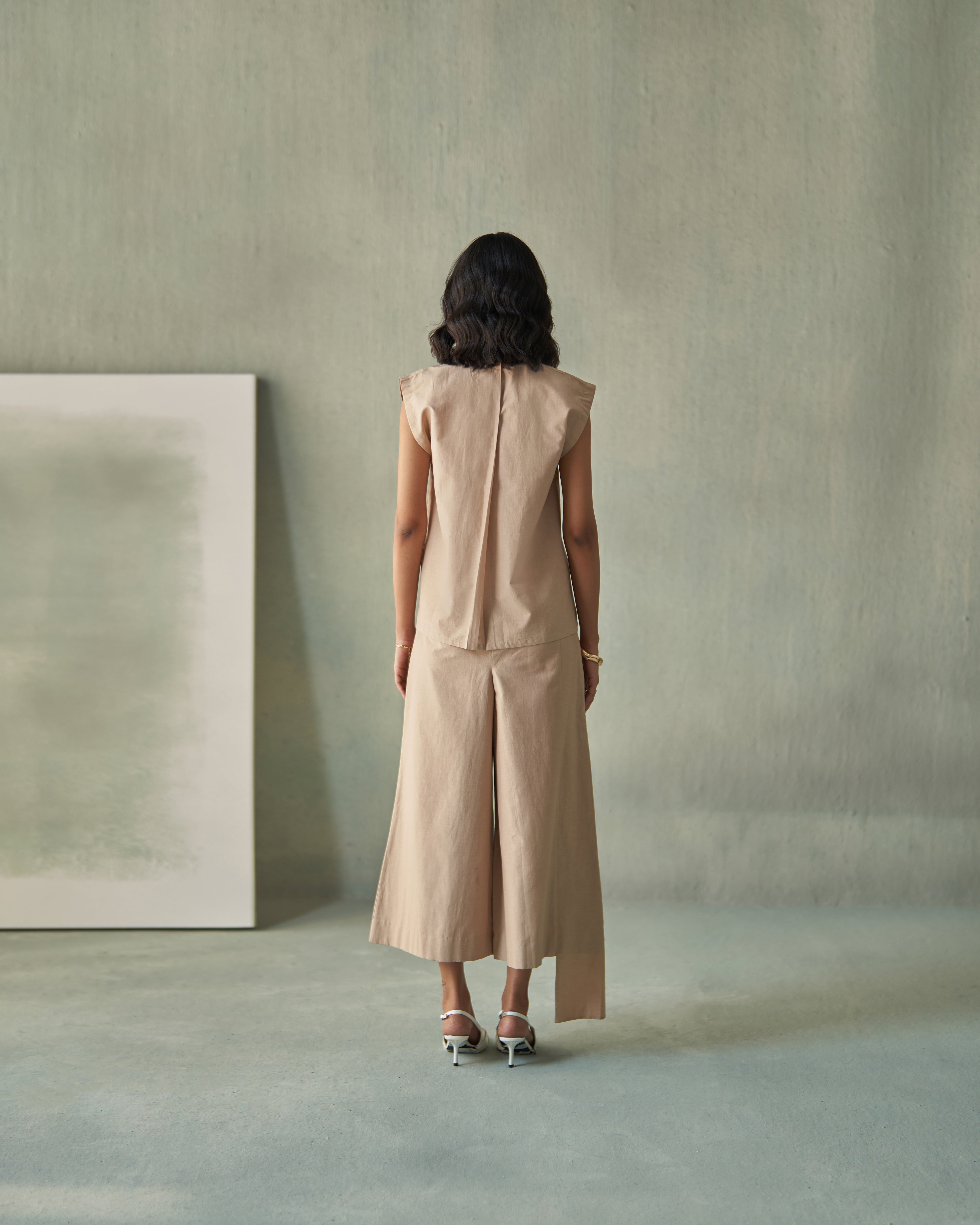 Beige Abstraction Co-ords