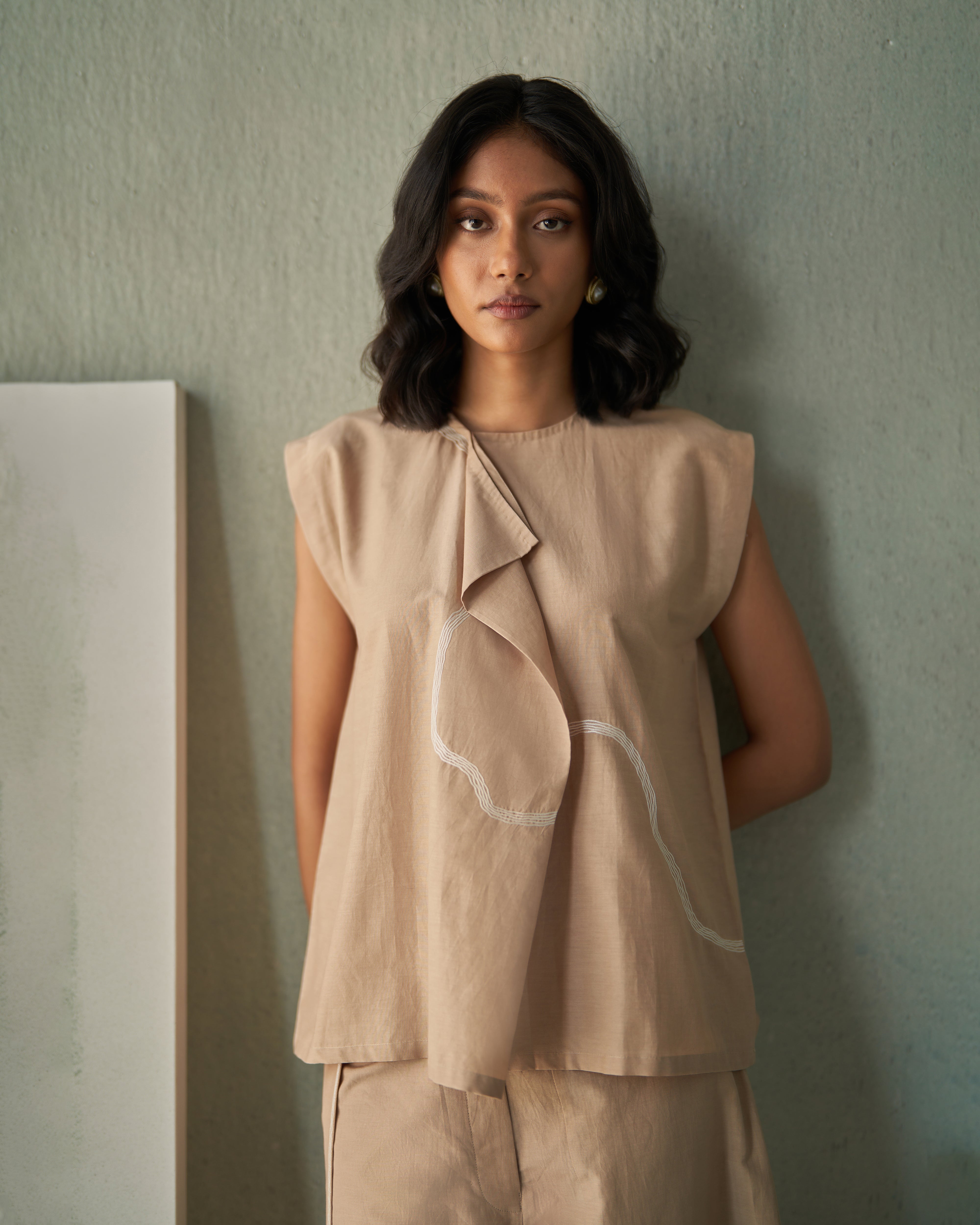 Beige Abstraction Co-ords