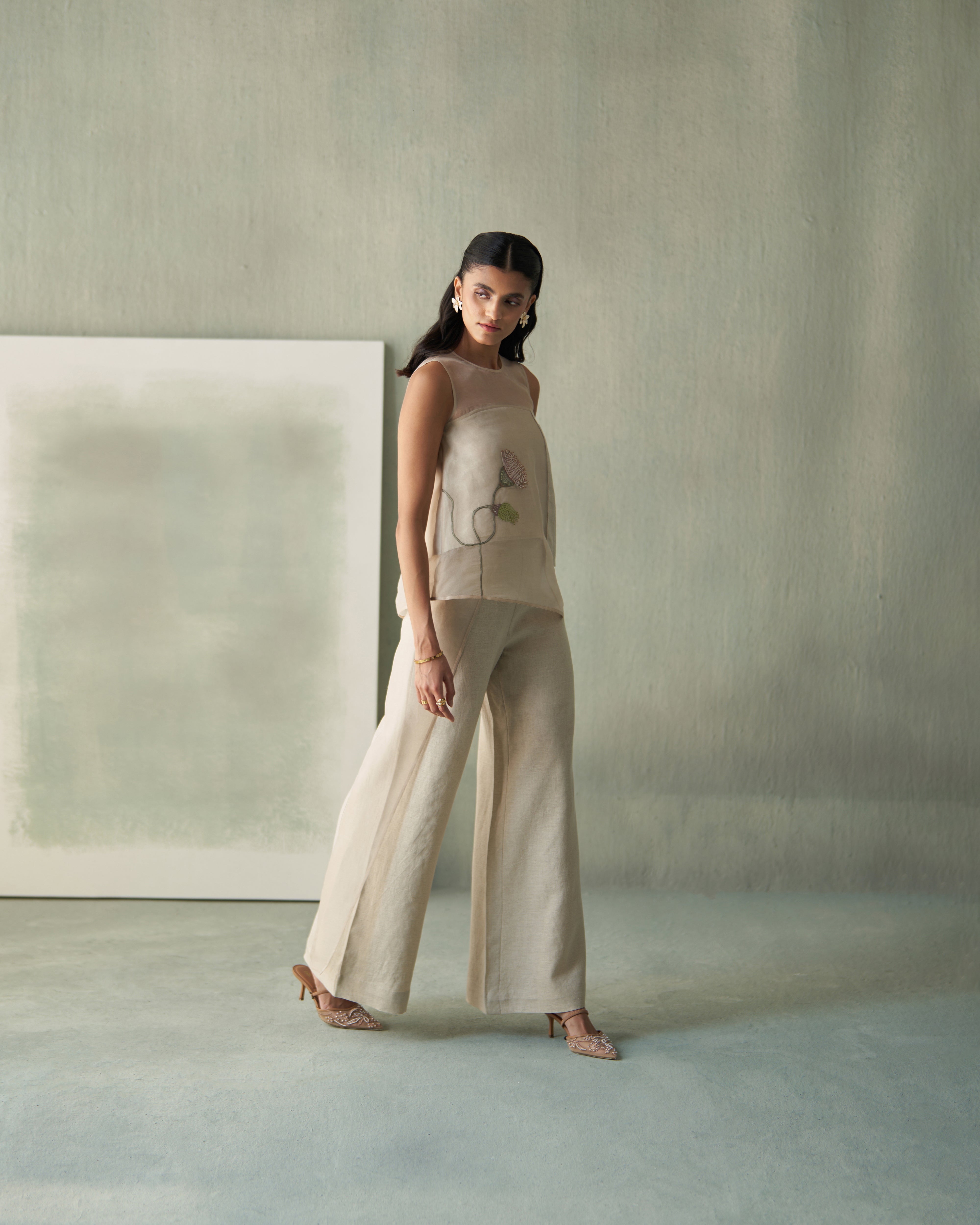 Desert Sand Linen Co-ord Set