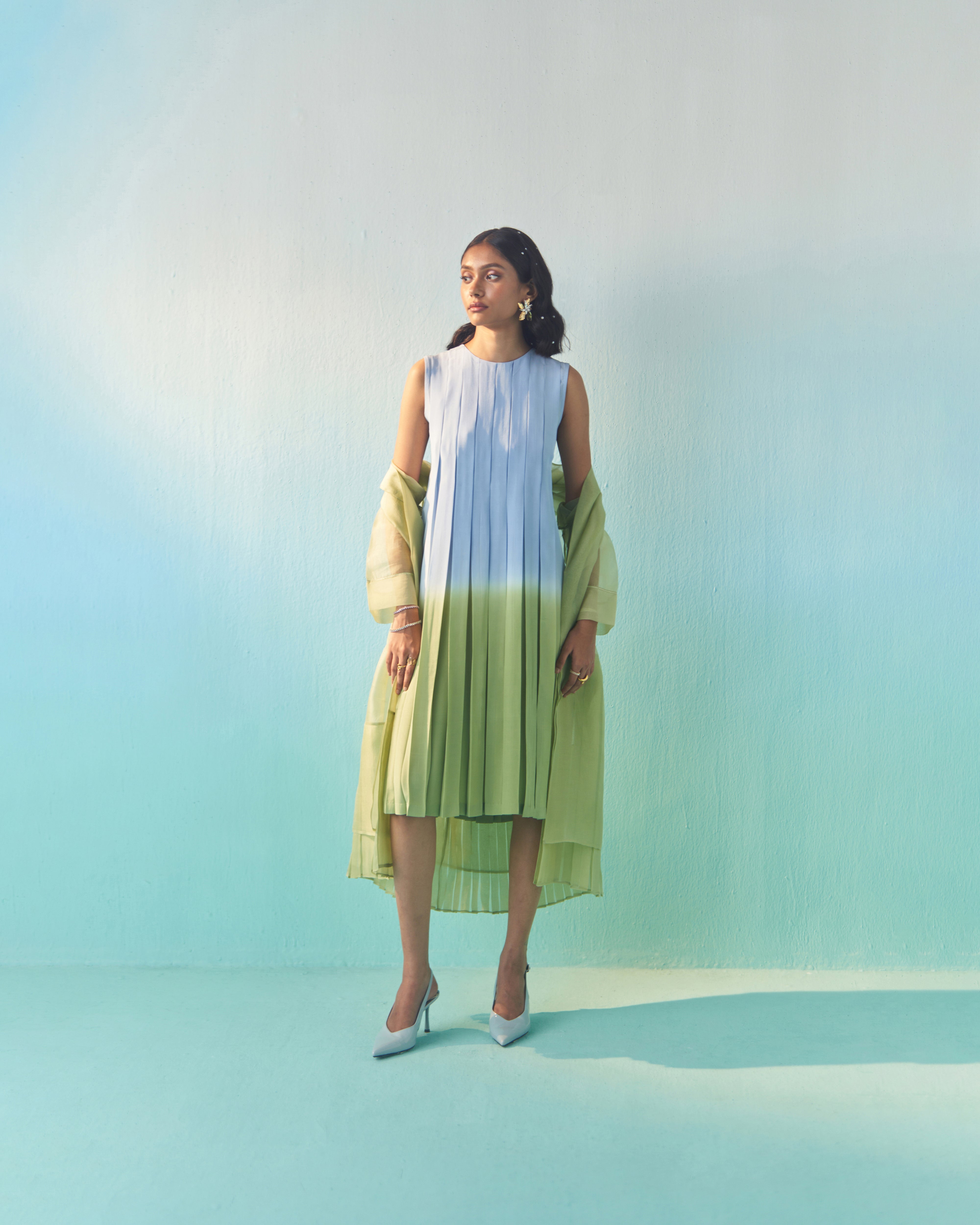 Butter Ivory Panelled Co-ord Set