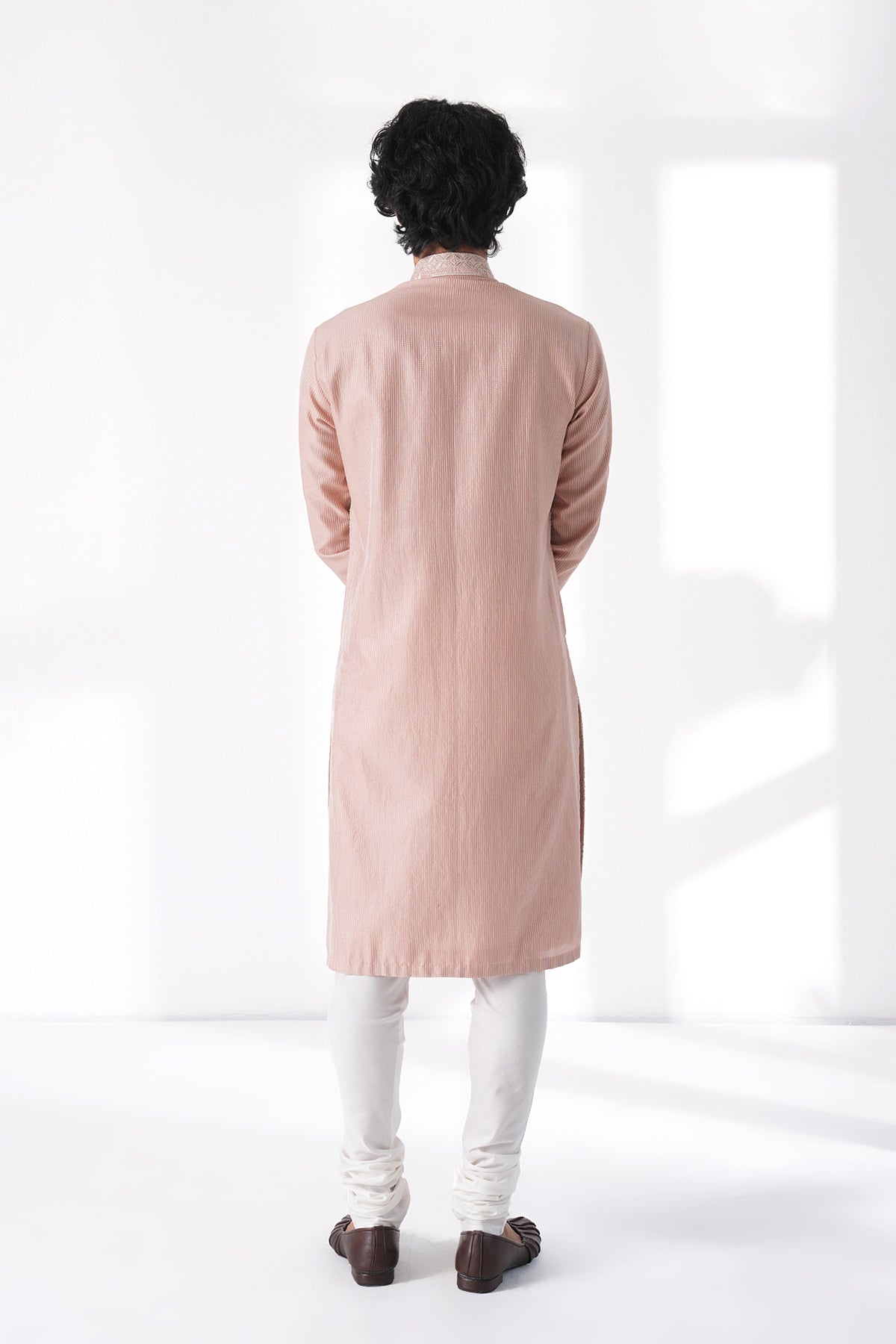 Geometric Embroidered Kurta Set