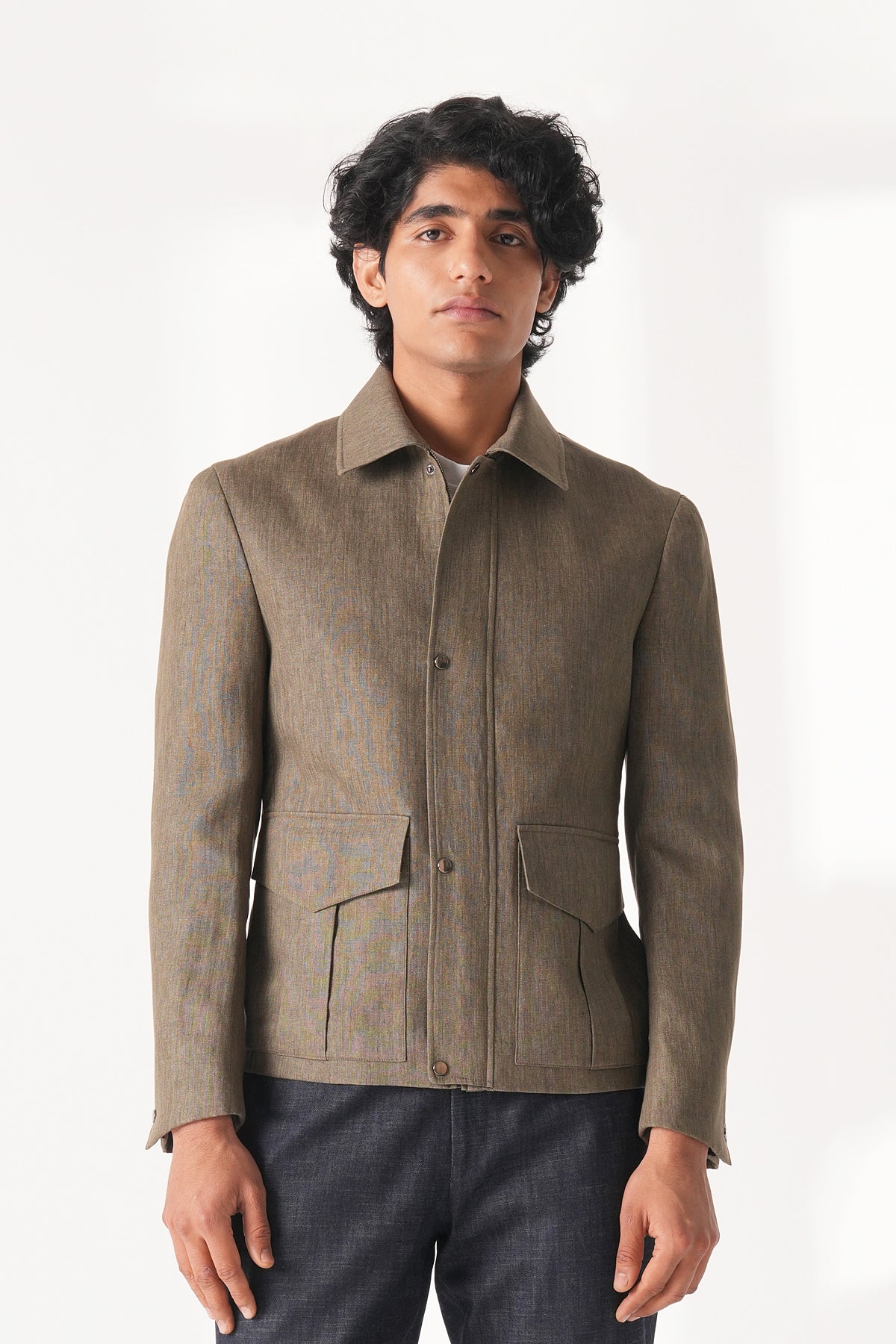 Linen Two Pocket Jacket