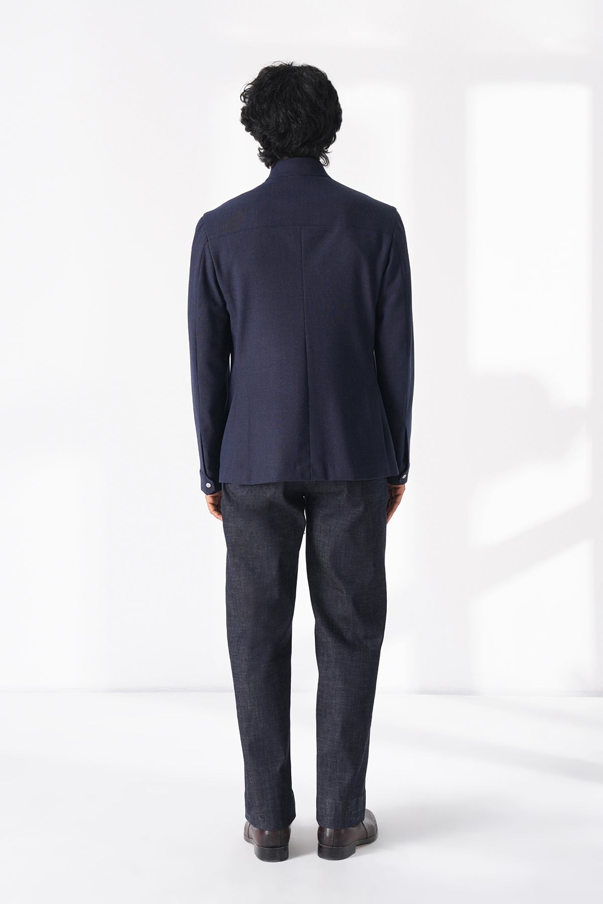 Summer Wool Patch Pocket Jacket