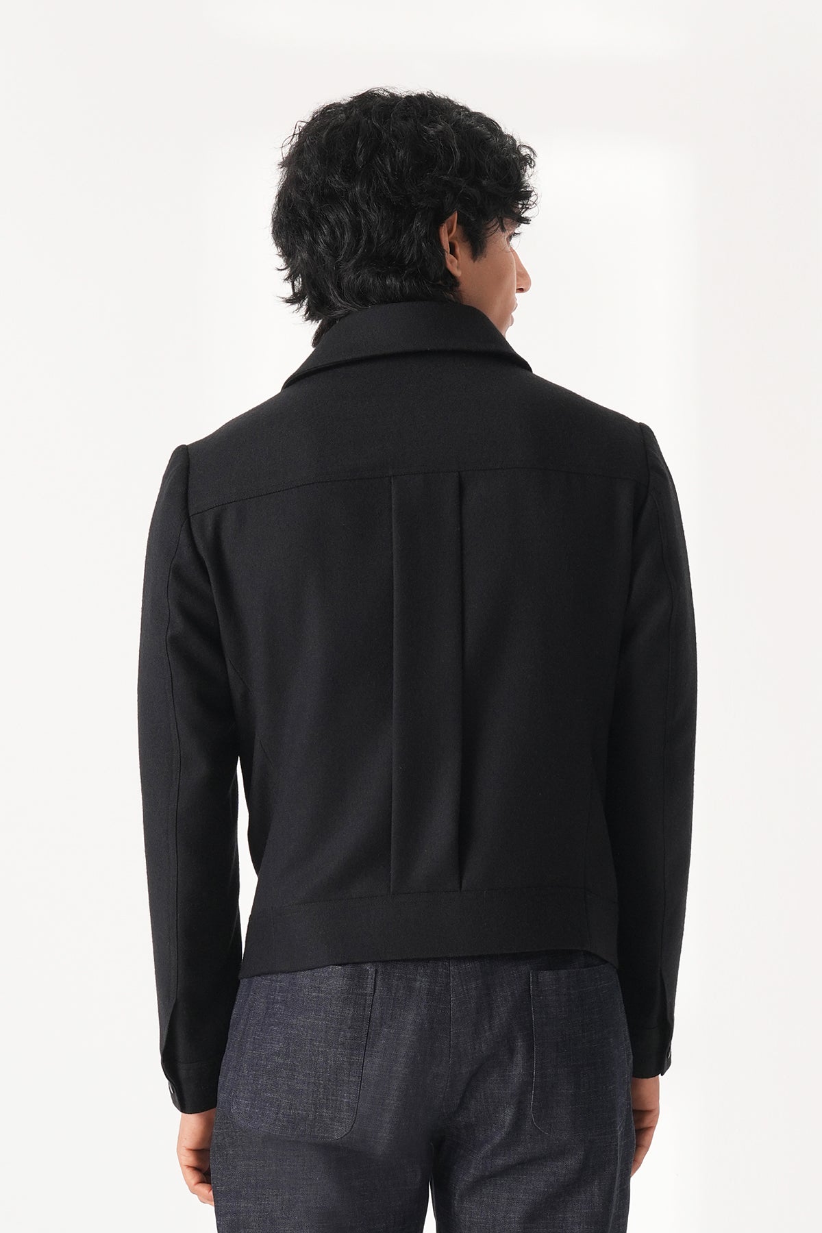 Patch Pocket Wool Jacket