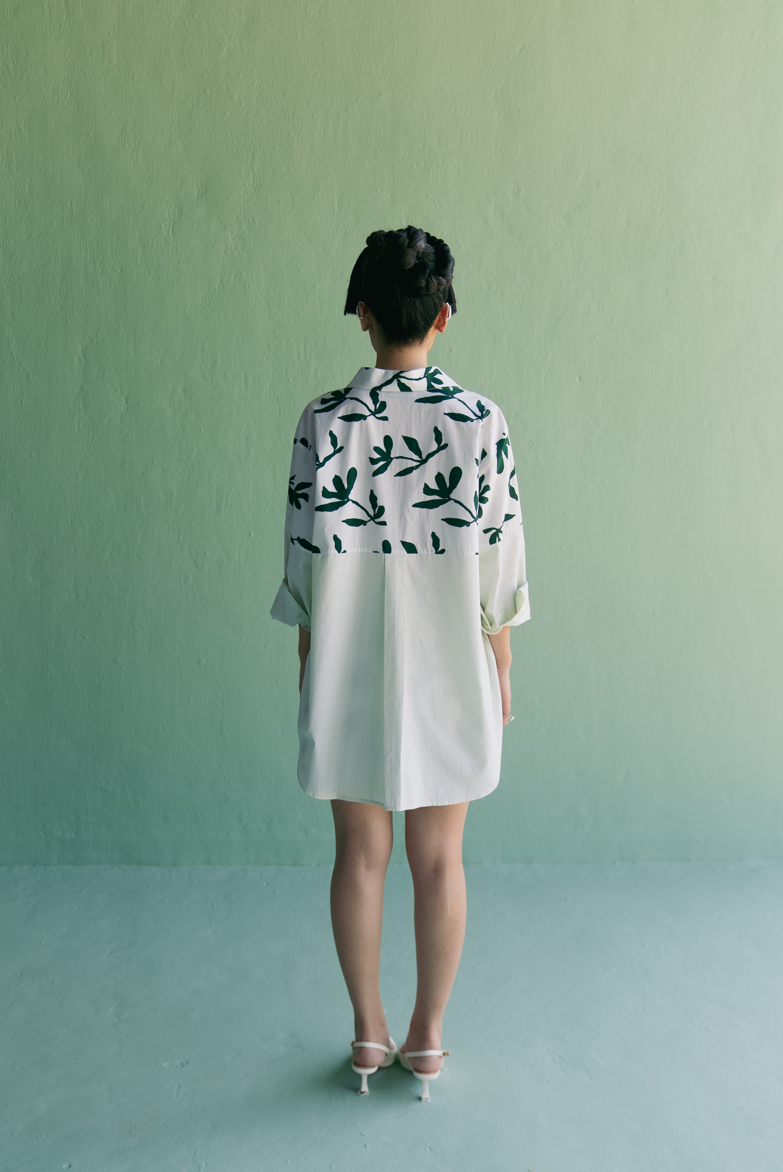 Half N Half Shirt Shorts Set