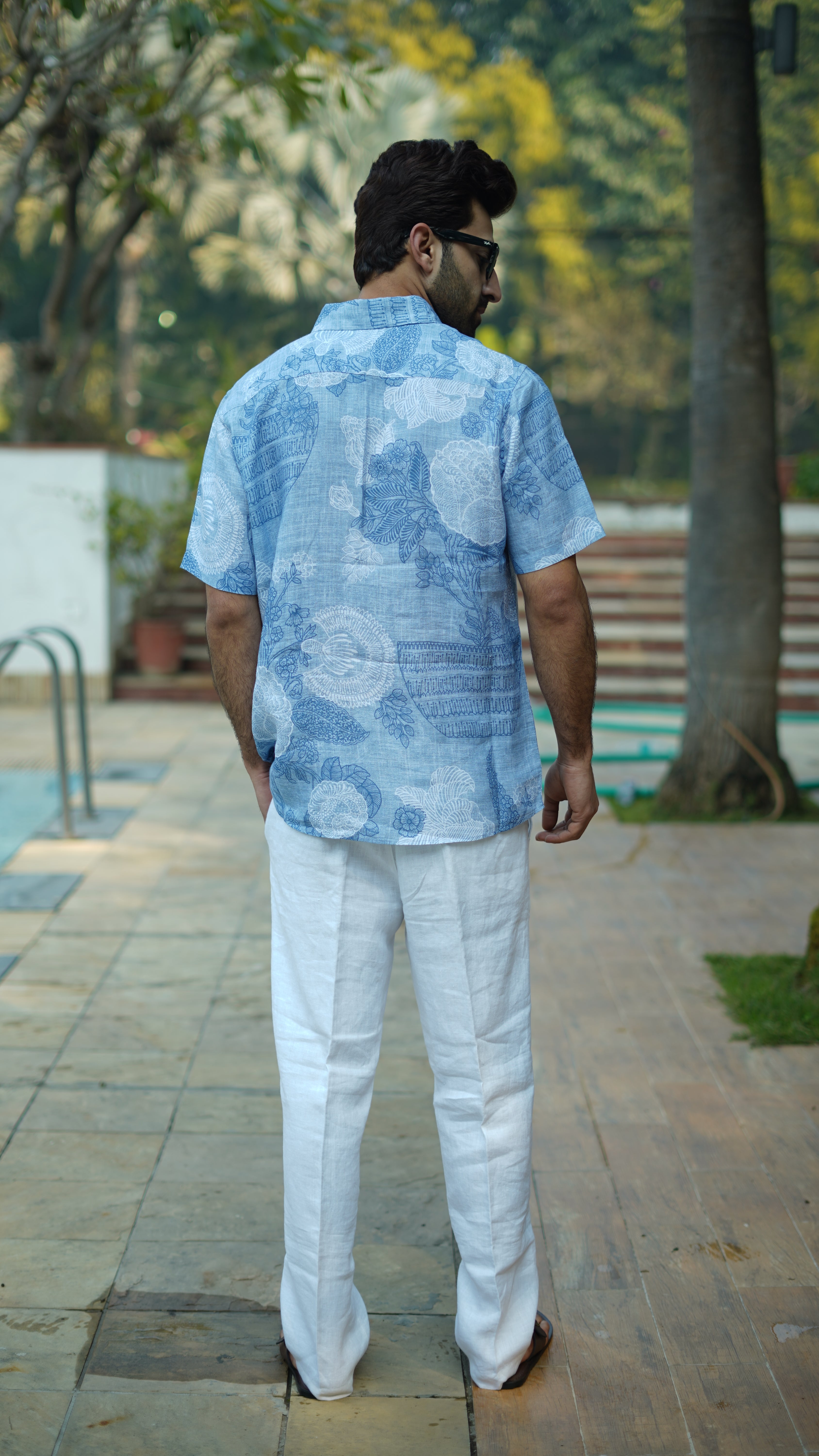 Bali Print Half Sleeve Shirt
