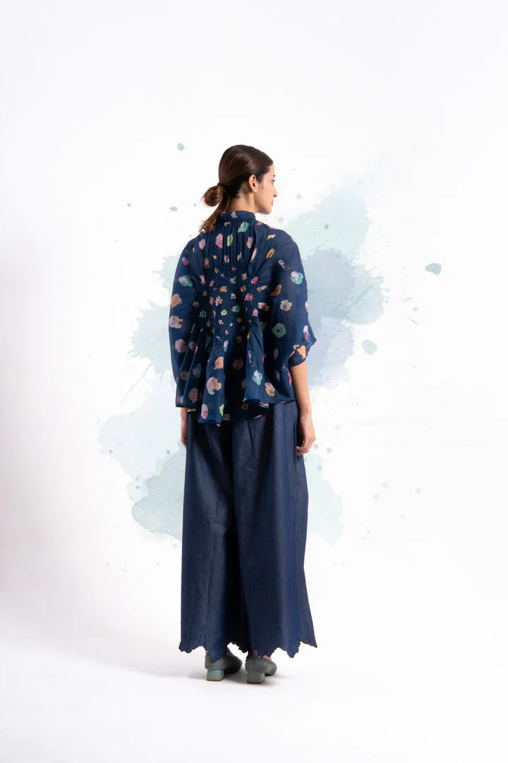 Navy Pop Shirt