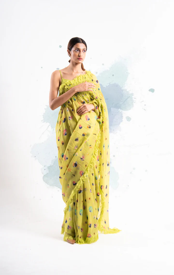 Bloomfall Saree