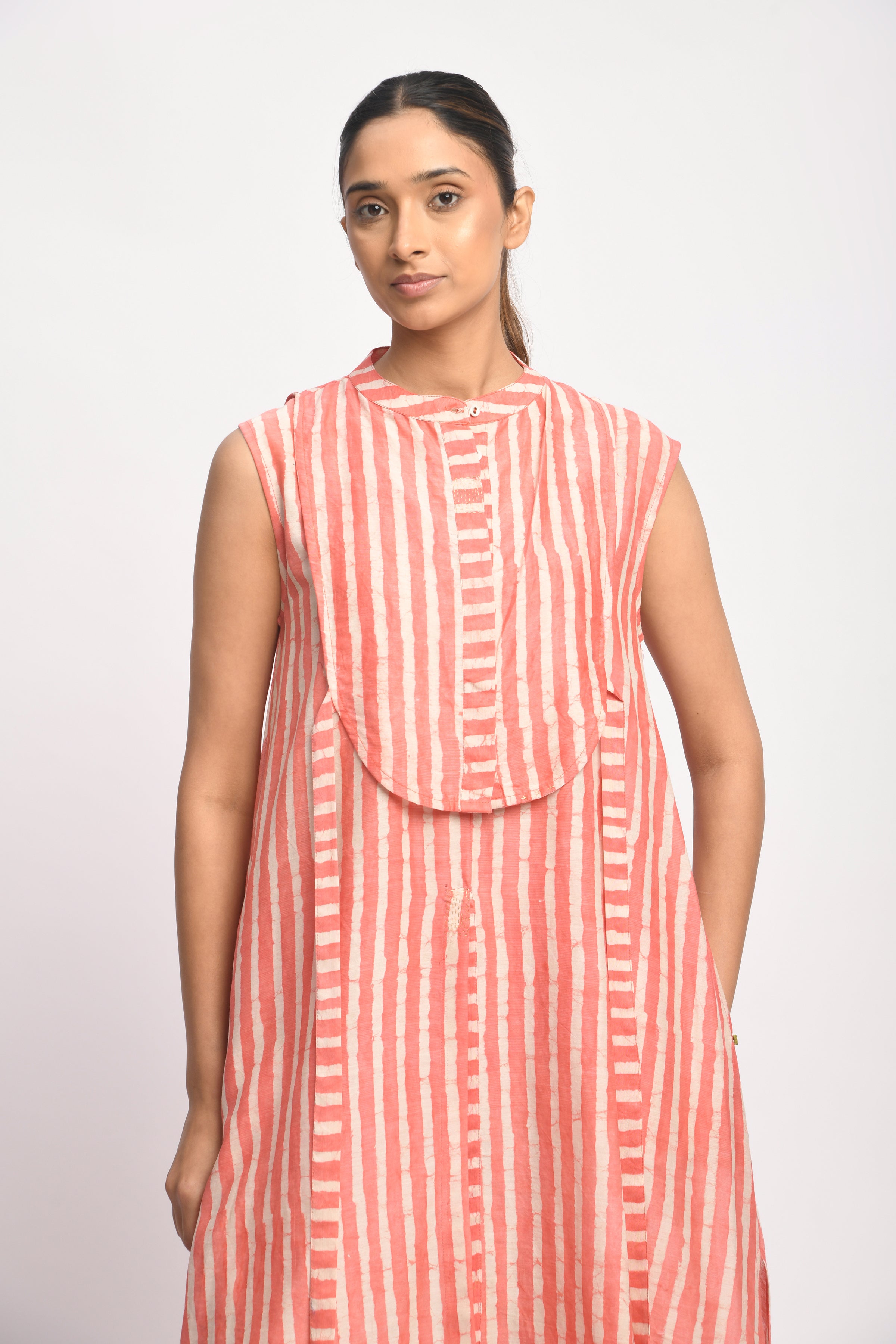 Coral Stripe Set