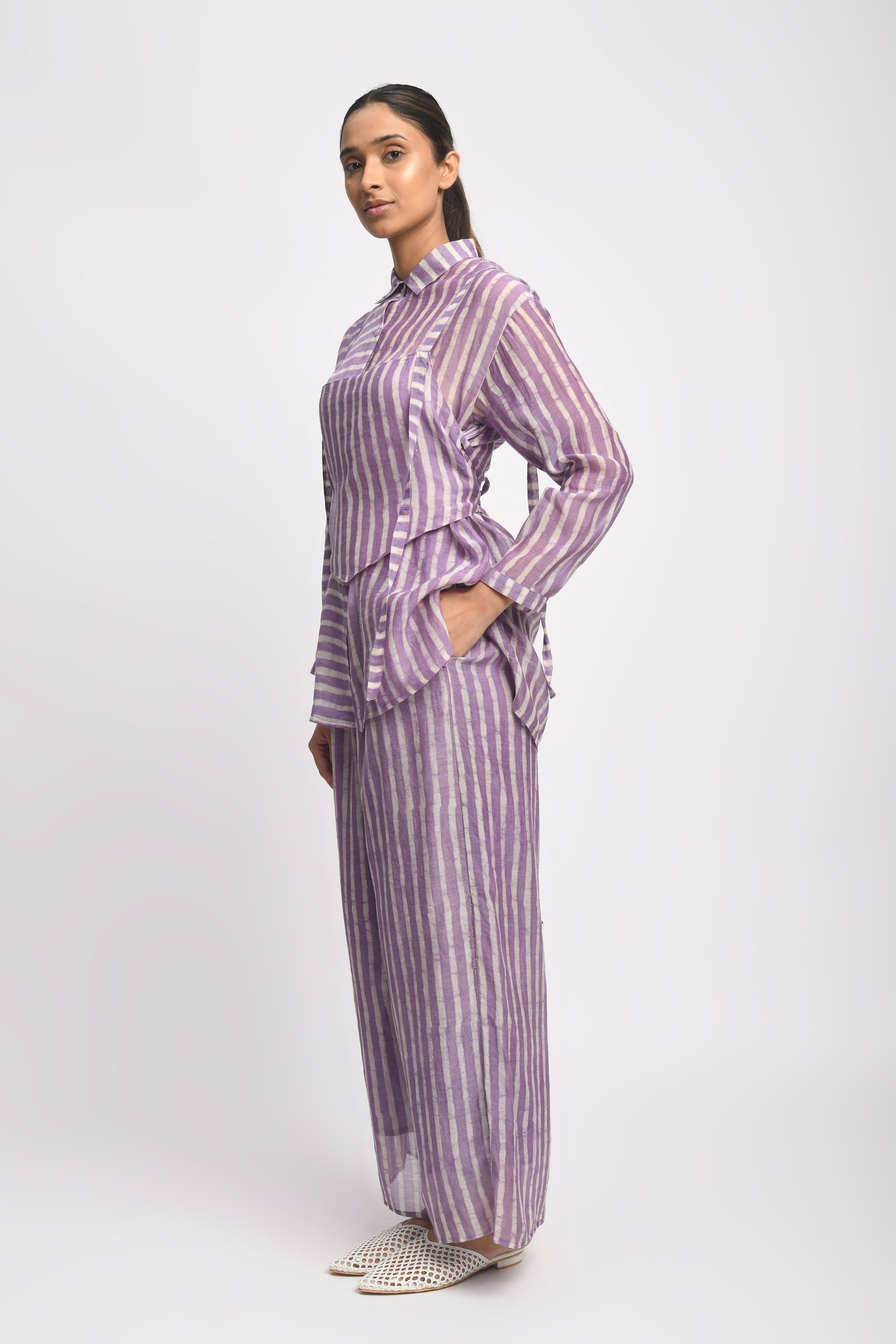 Lilac Stripe Cord