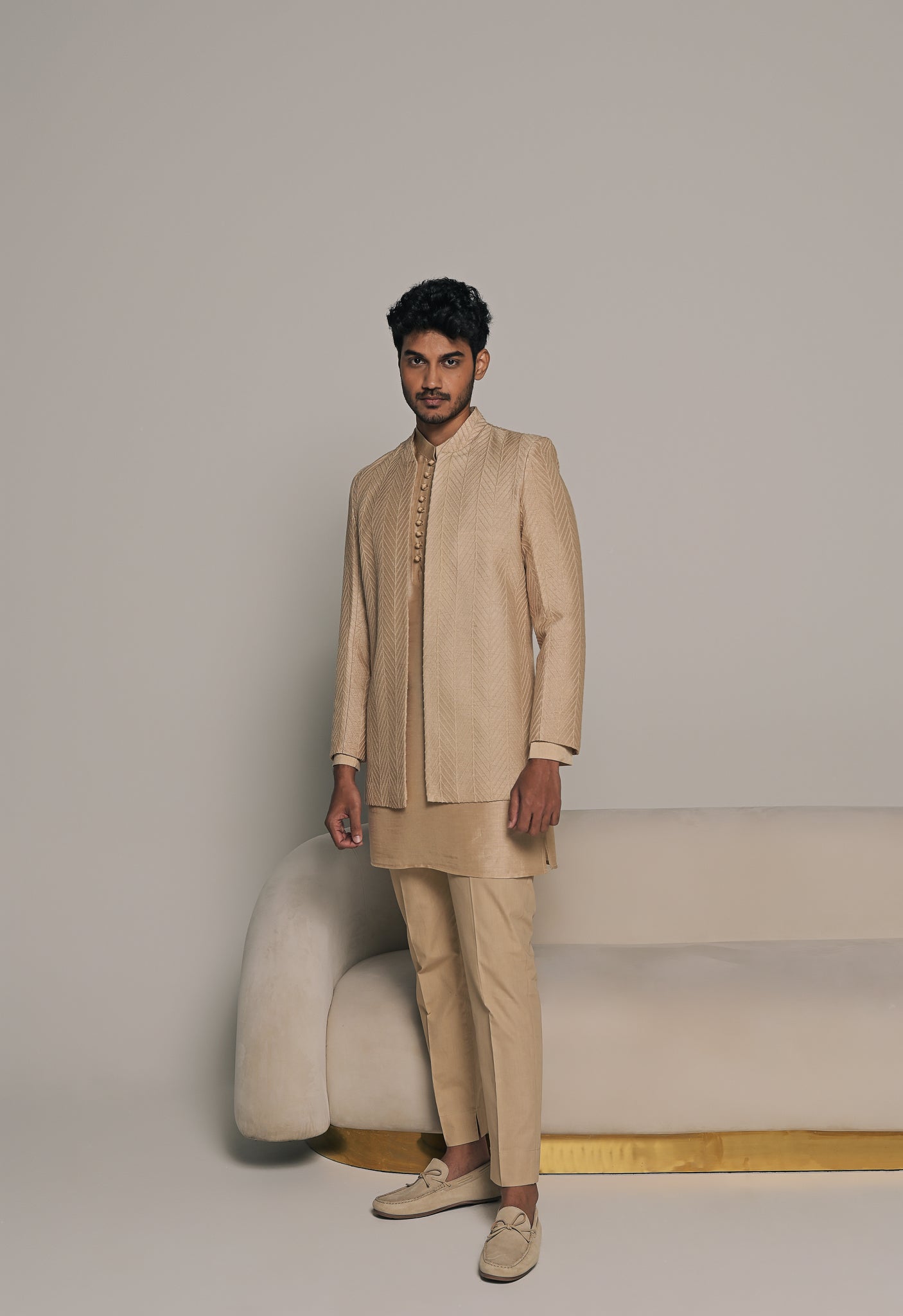 Imperial Open Bandhgala With Matching Kurta Pajama