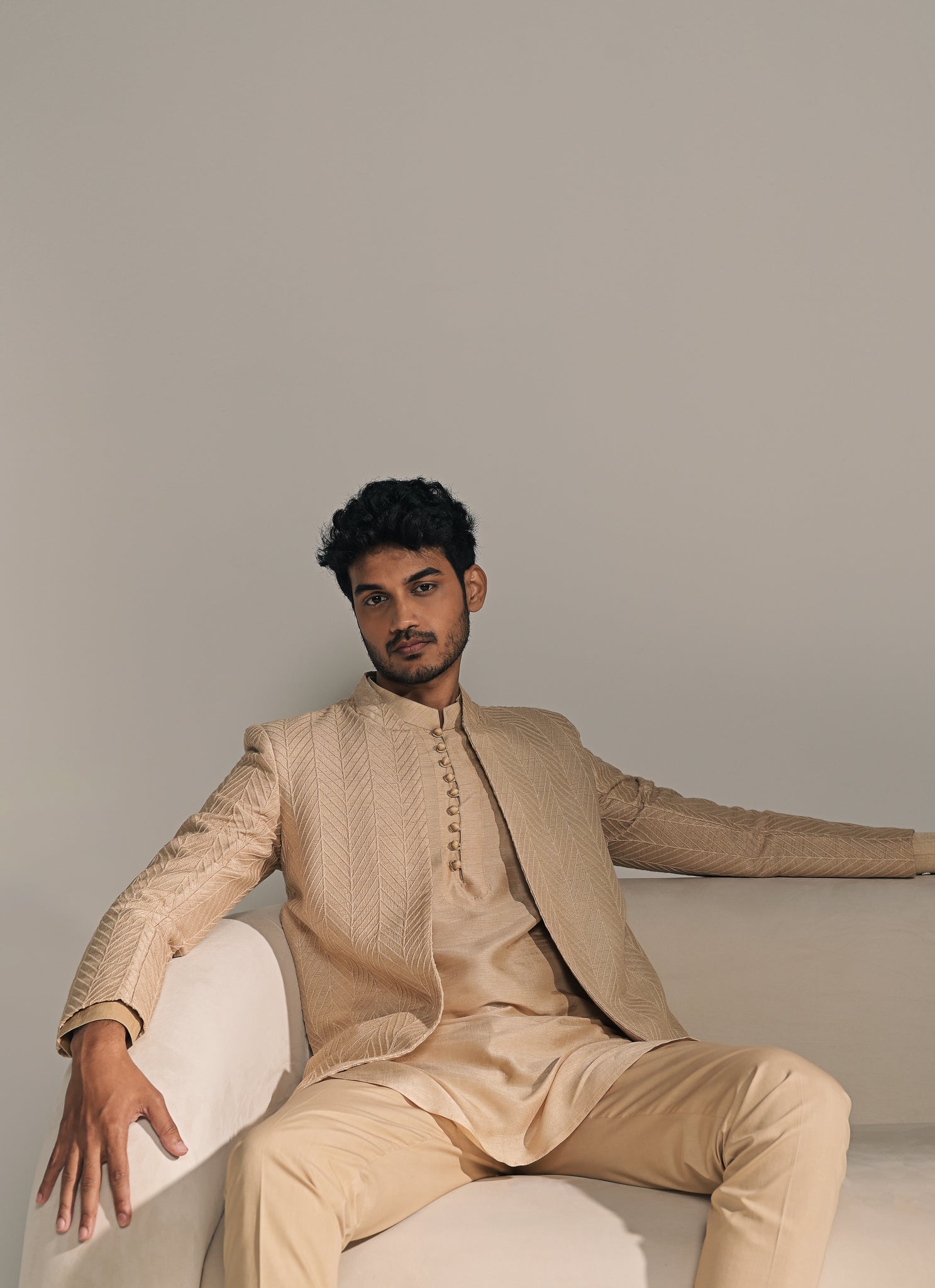 Imperial Open Bandhgala With Matching Kurta Pajama