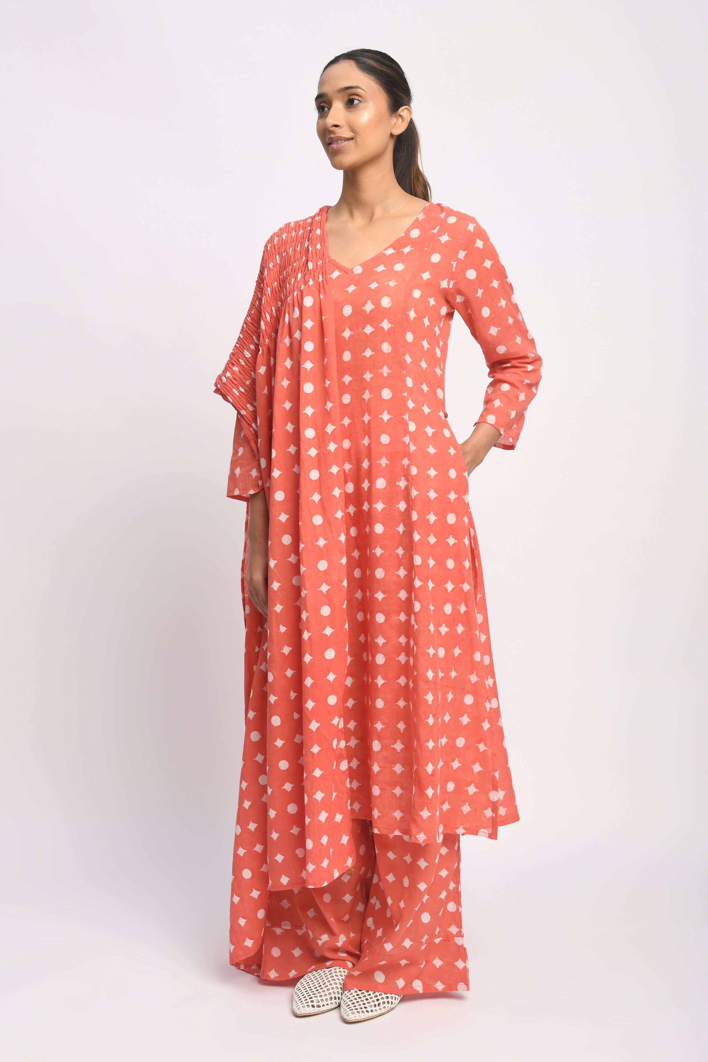 Coral Suit Set