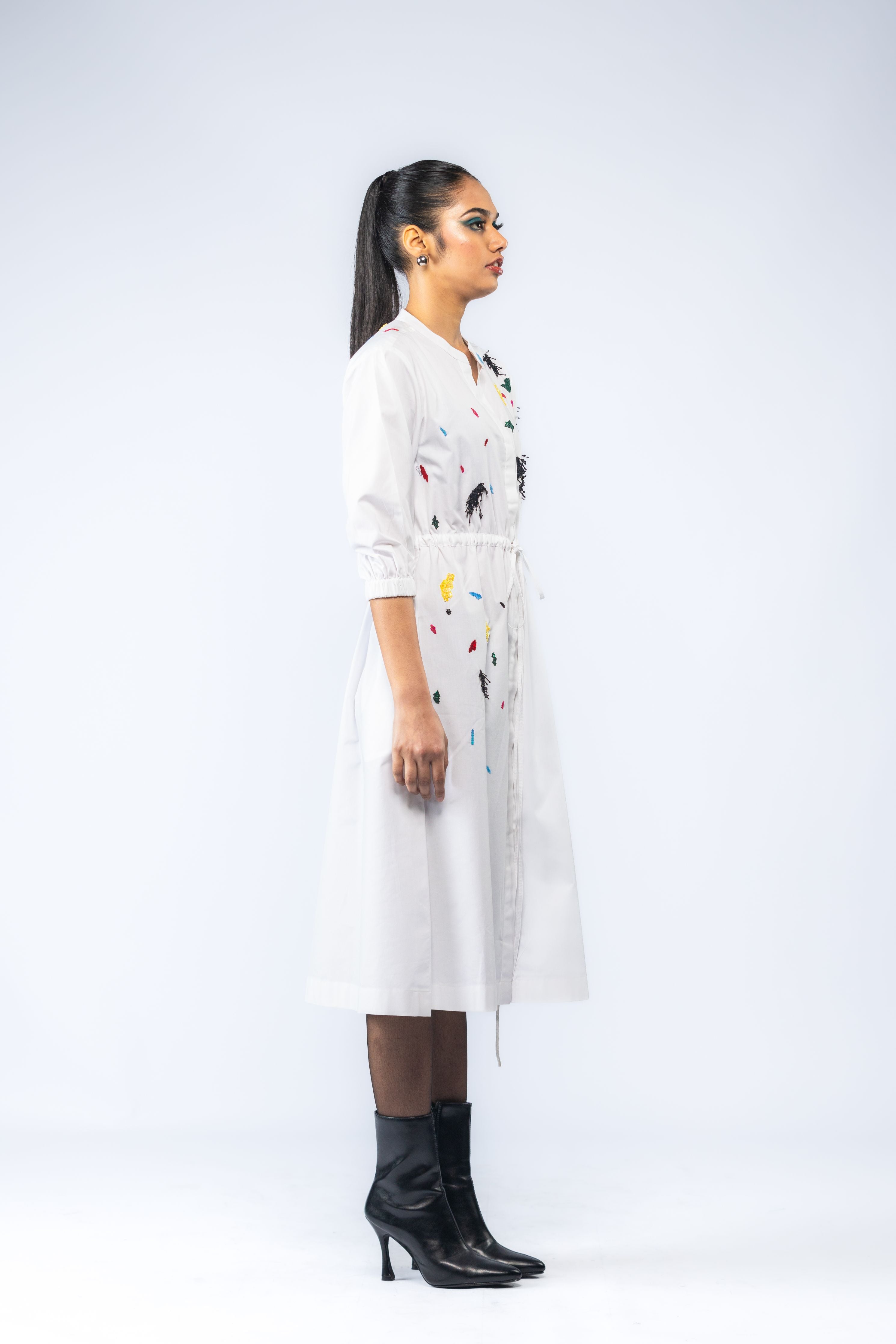 Hand Embroidered Long Dress
