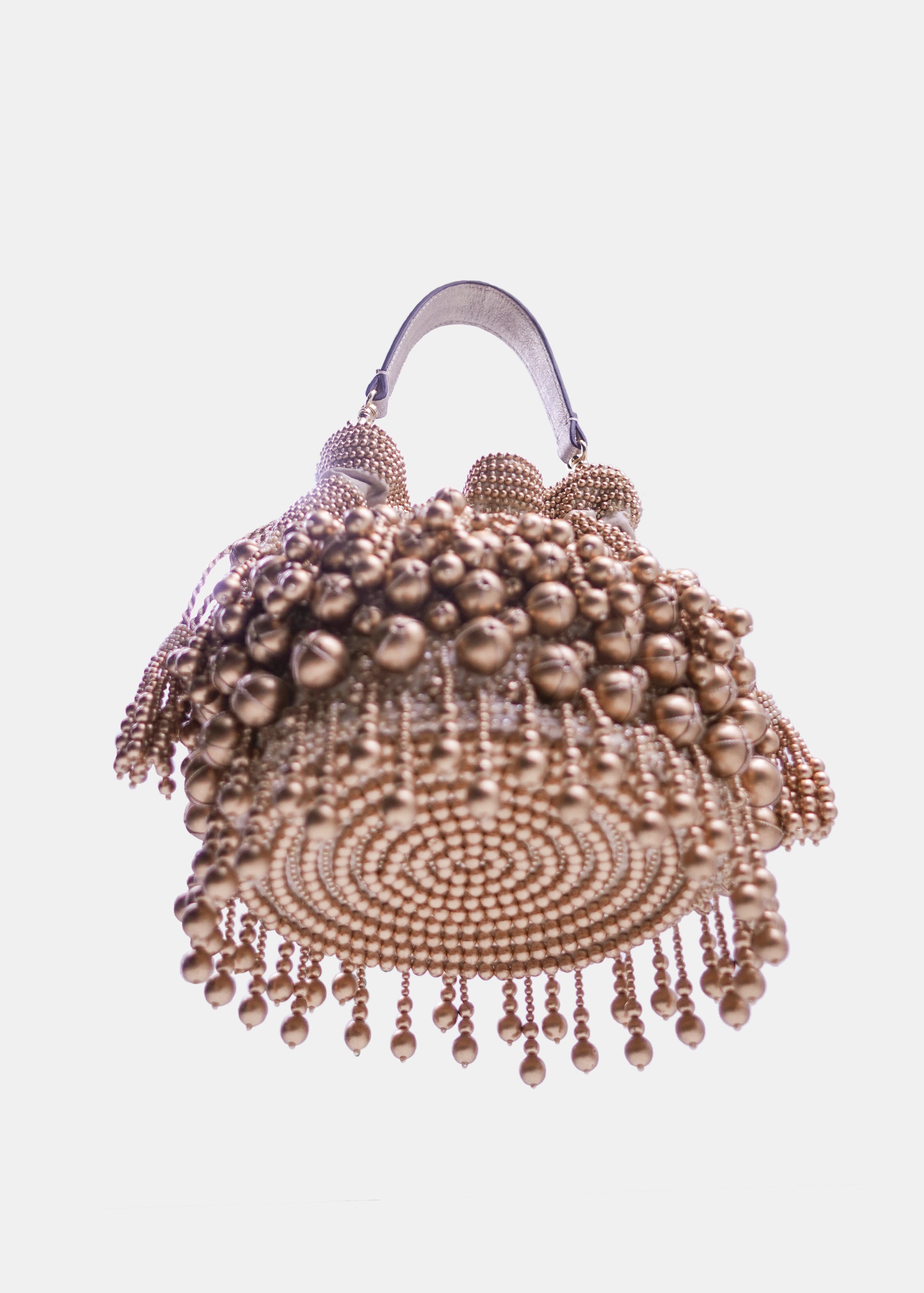 Golden Potli Bag With Drawstring