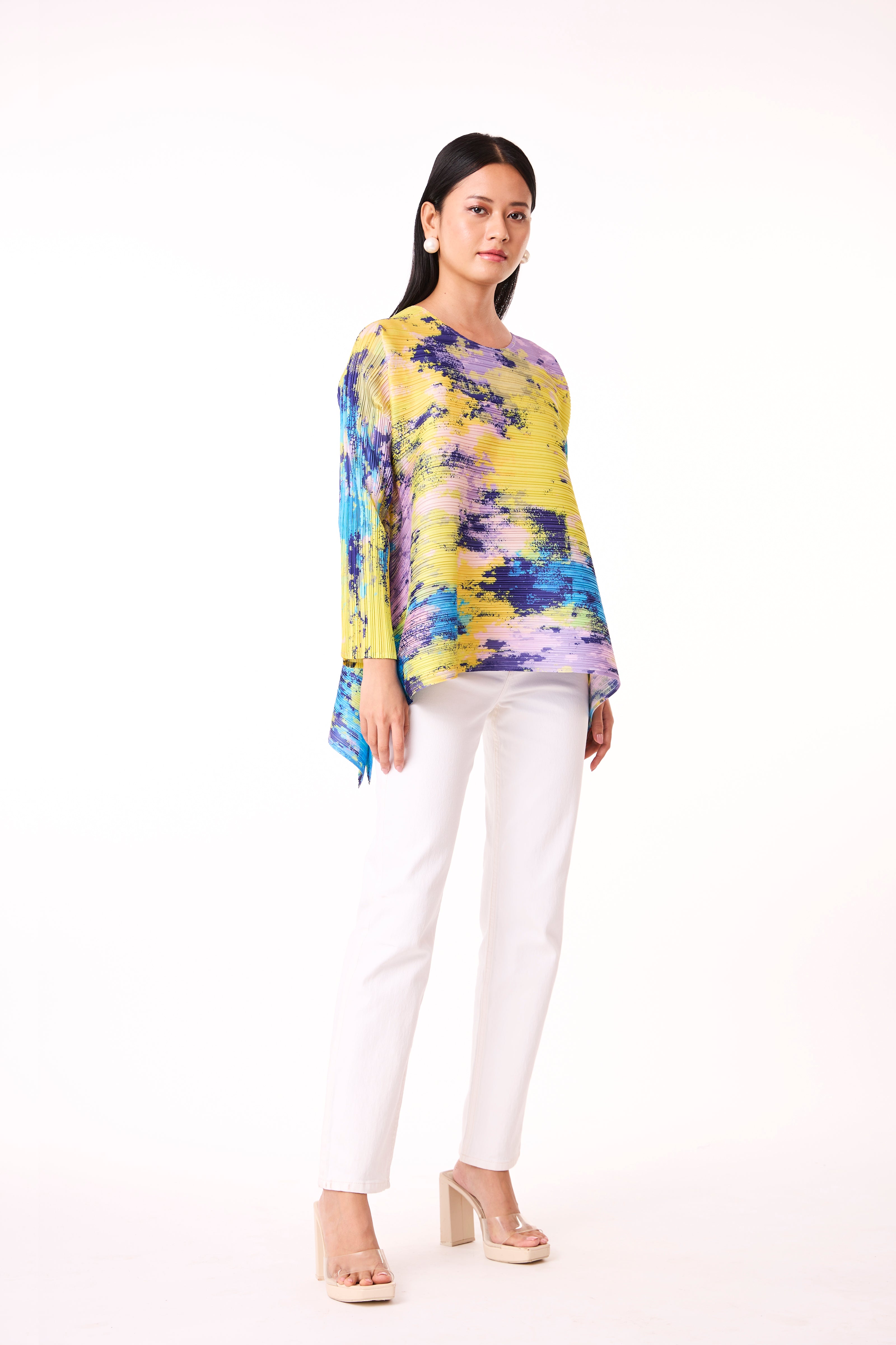 Erin Waterfall Top - Multi Colour