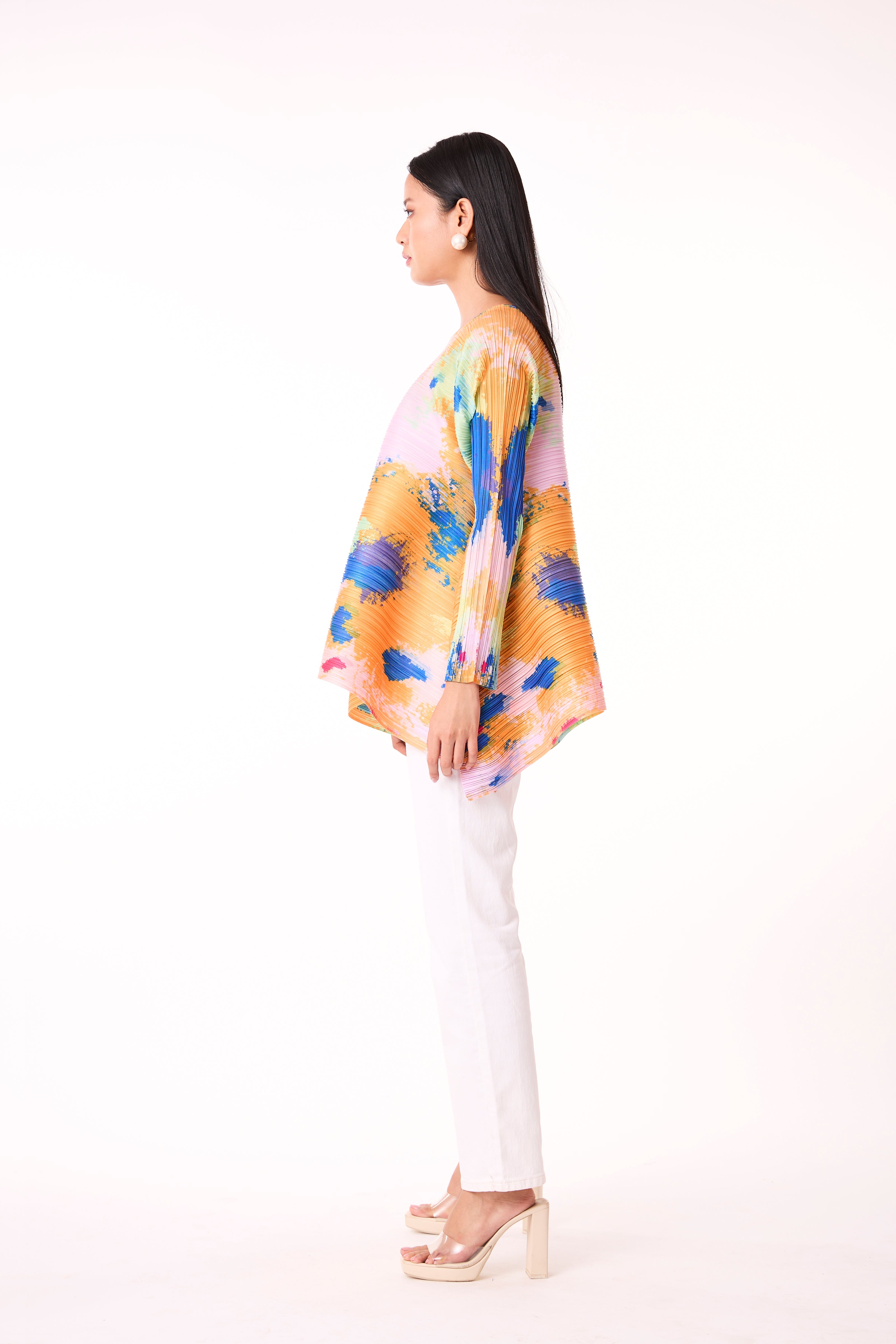 Erin Waterfall Top - Multi Colour