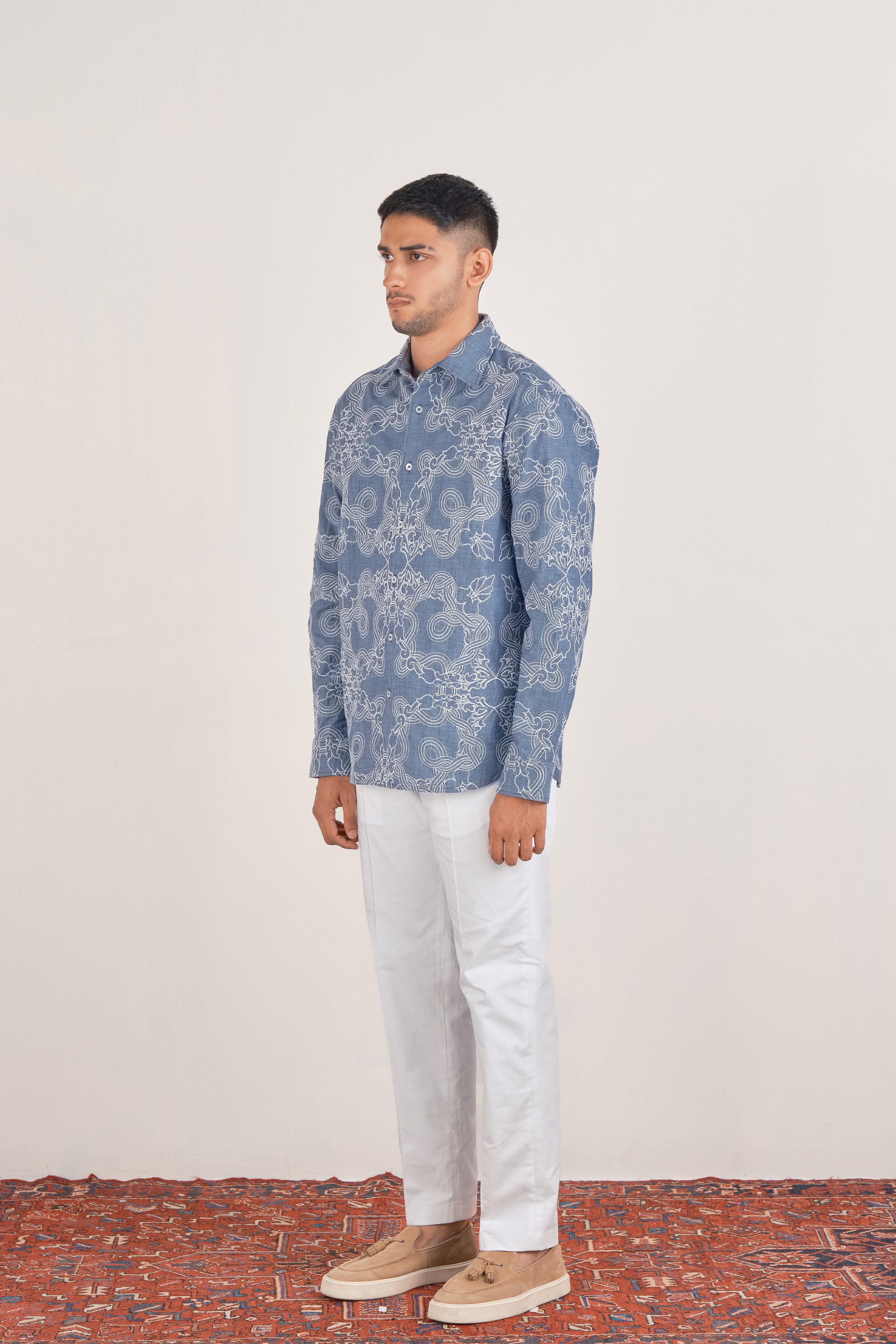 Deco Kolam Chambray Shirt