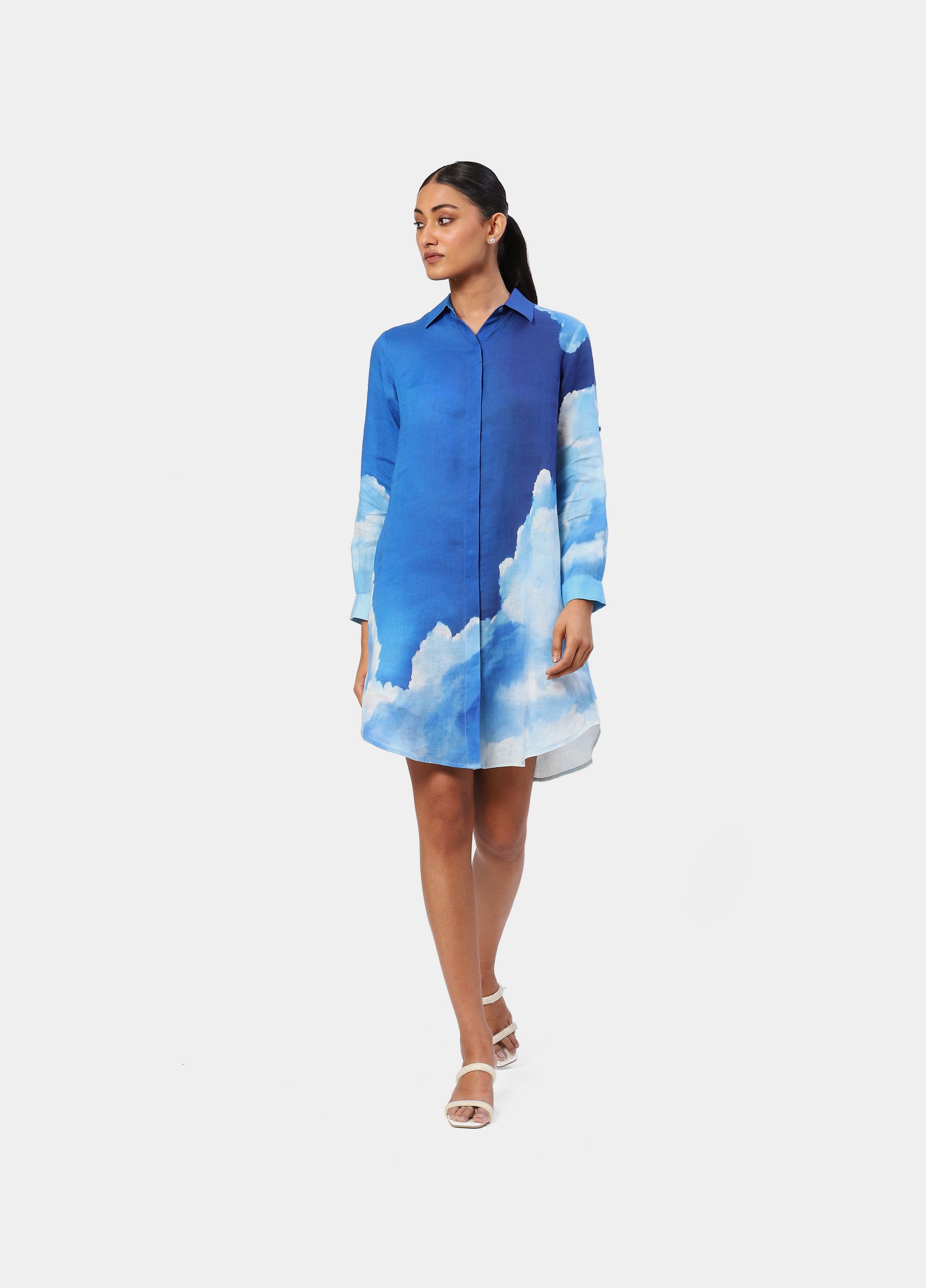 The Blue Linen Maldives Tunic