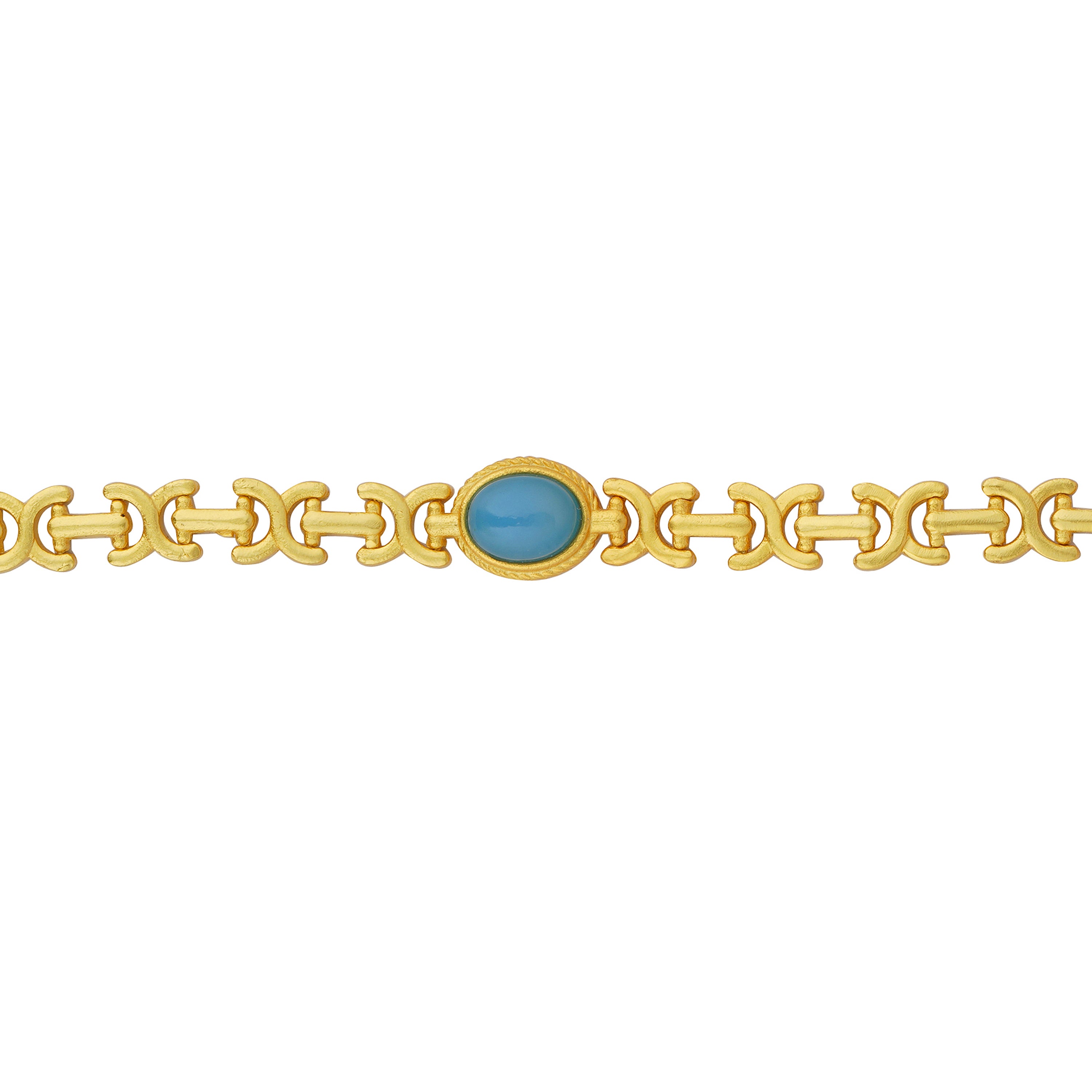 Blue Chalcedony Healing Bracelet for Peace