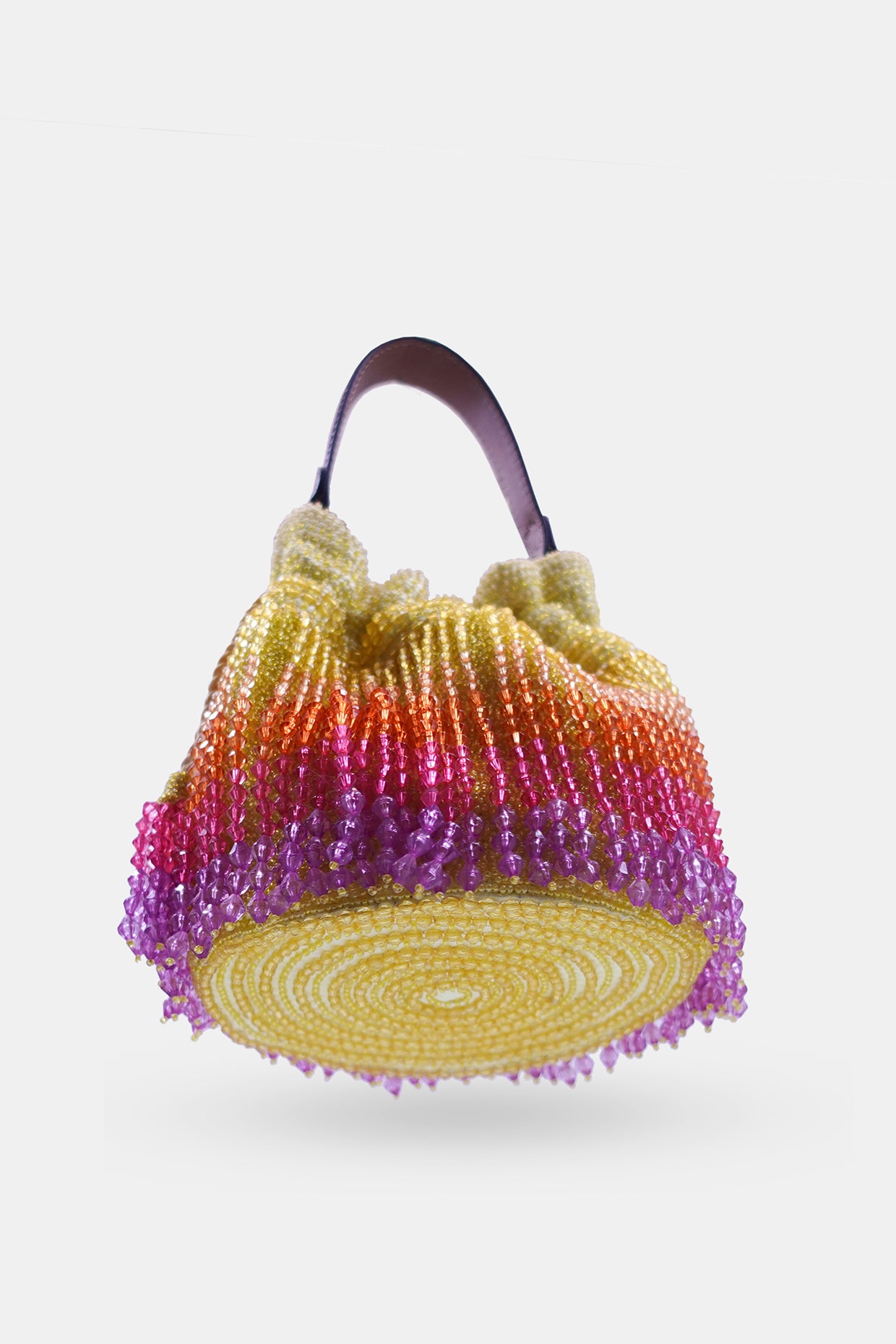 Handcrafted Yellow Ombre Potli Bag