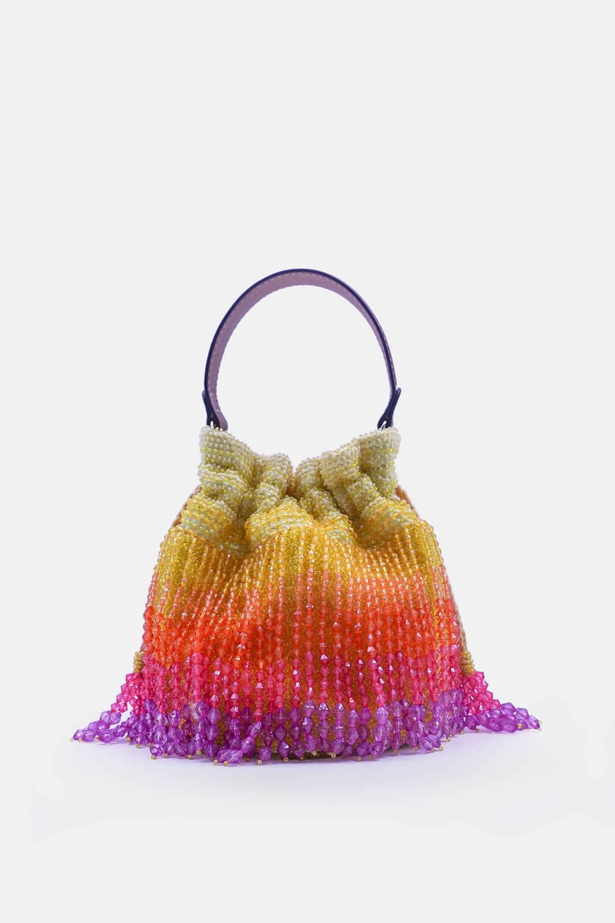 Handcrafted Yellow Ombre Potli Bag