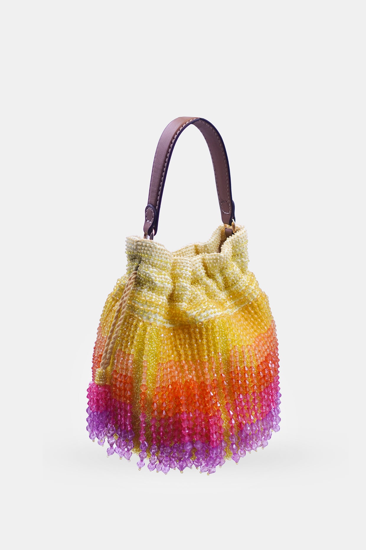 Handcrafted Yellow Ombre Potli Bag