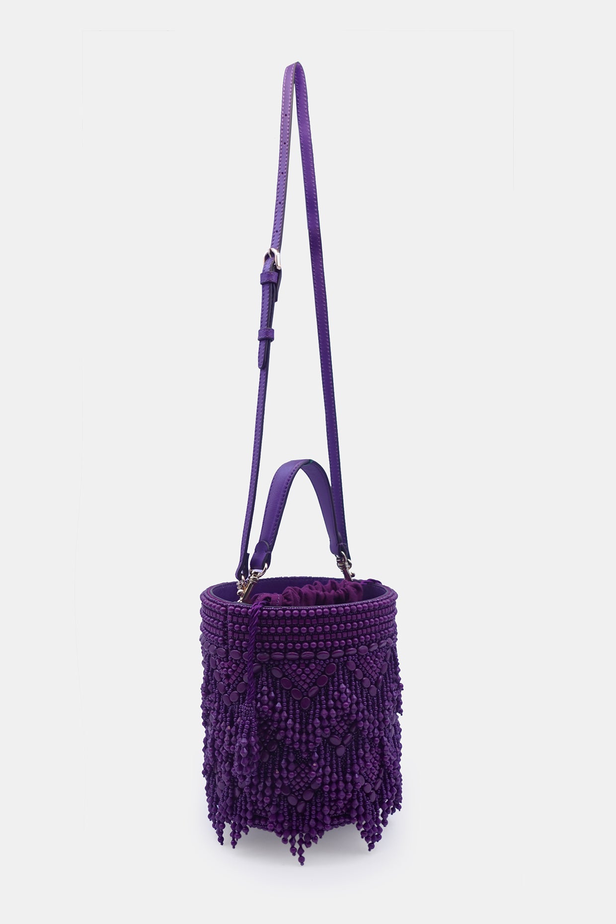 Handcrafted Purple Potli Bag