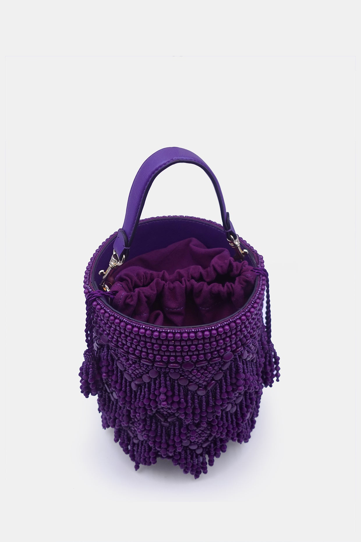 Handcrafted Purple Potli Bag