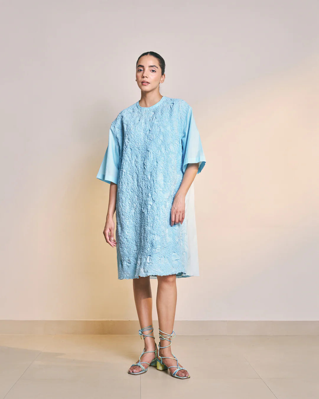 Ice Blue Frame Dress