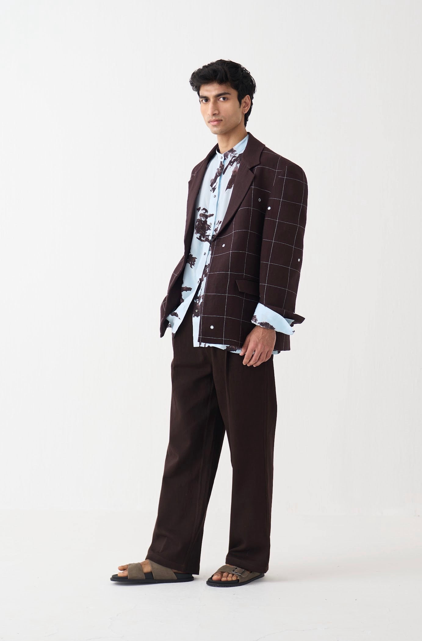 Mirror Emb. Blazer Co-ord (set Of 3)