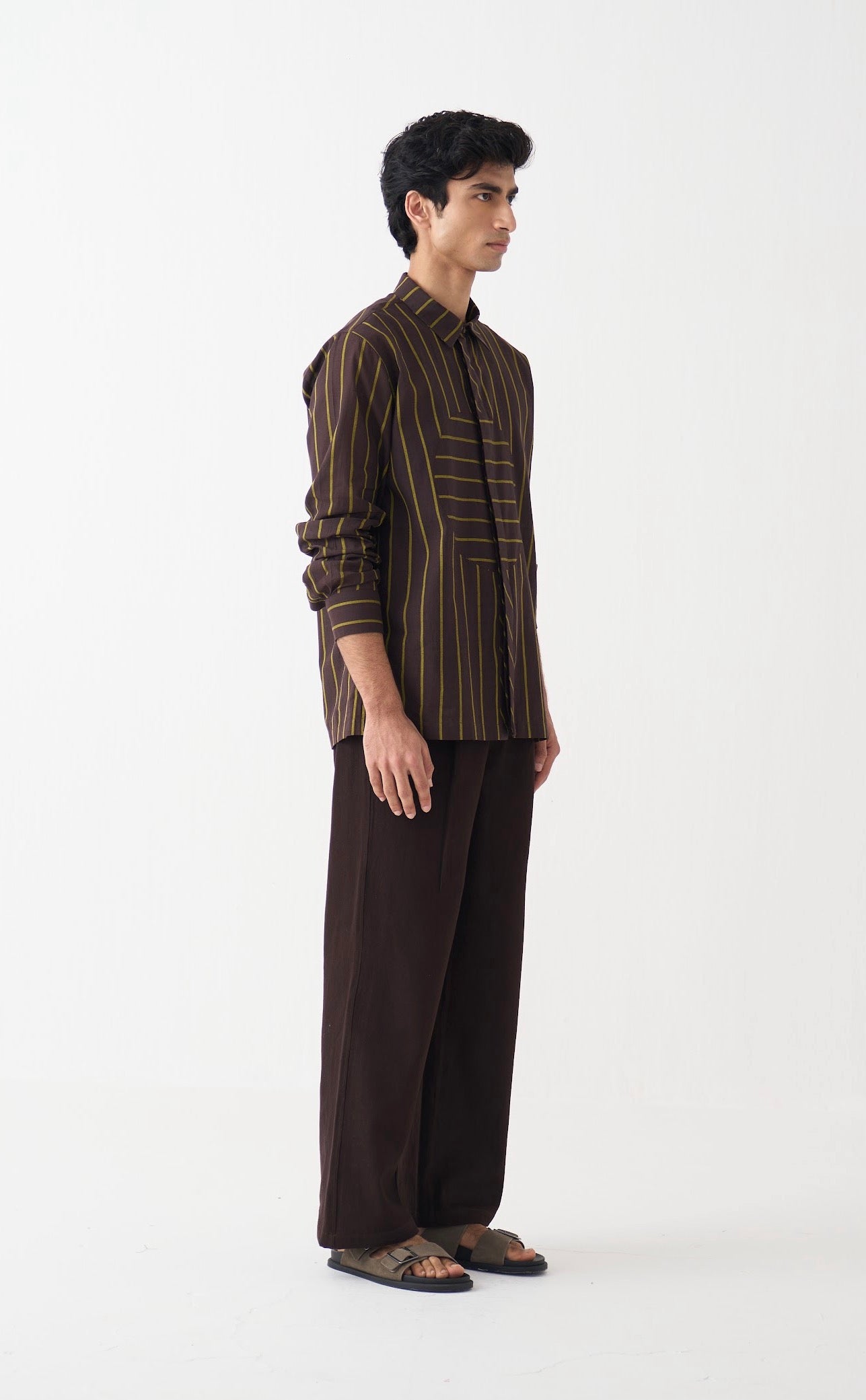 Circle Applique Patch Shirt  Co-ord