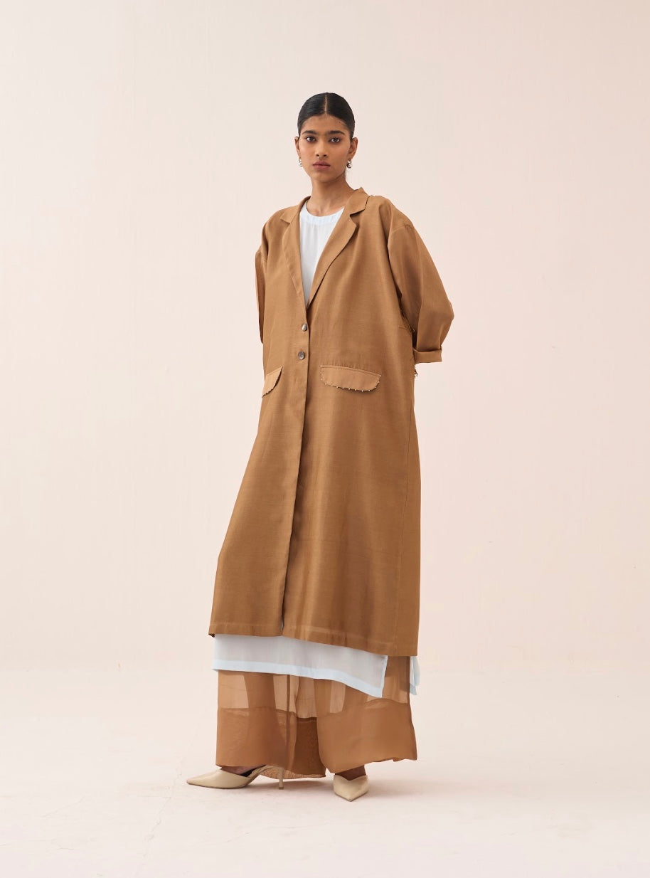 Back Tie Overlay  Jacket (set Of 3)
