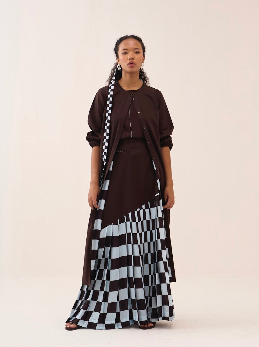 Back Yoke Jacket Co-ord (set Of 3)