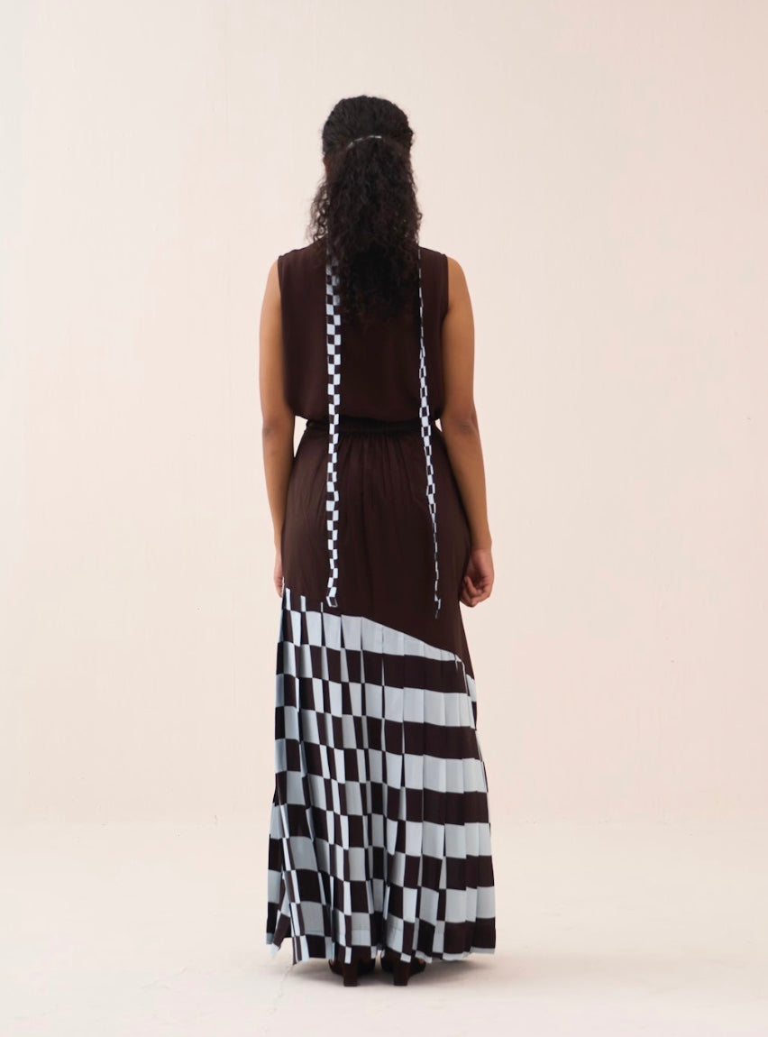 Checkered Skirt Co-ord (set Of 2)