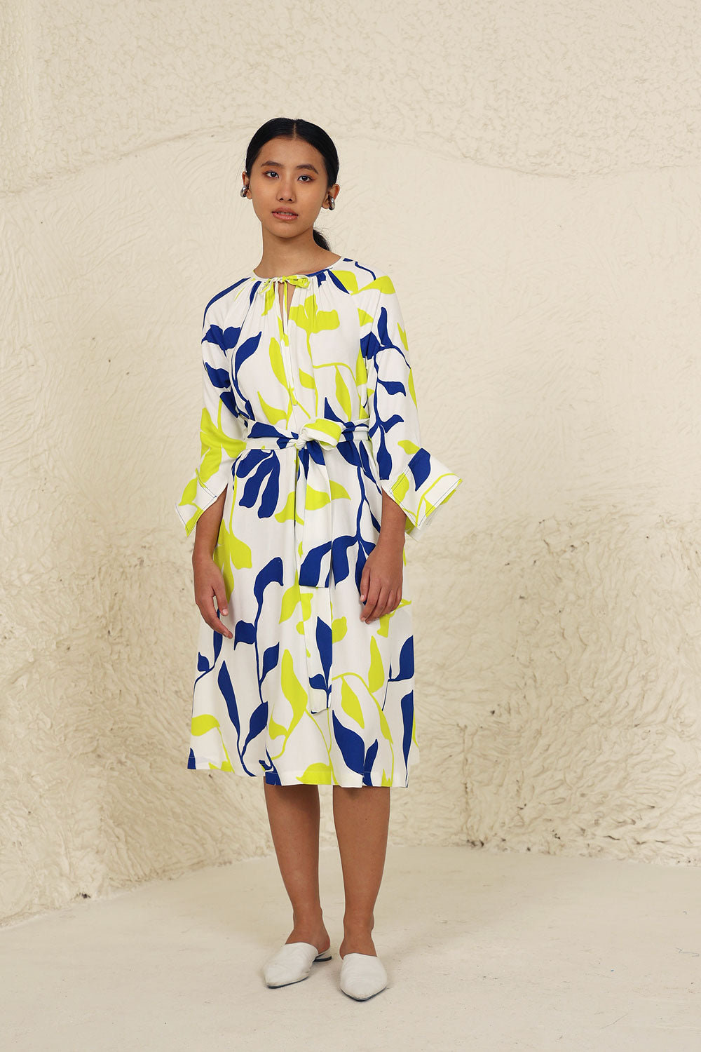 Eden Lime Print Dress