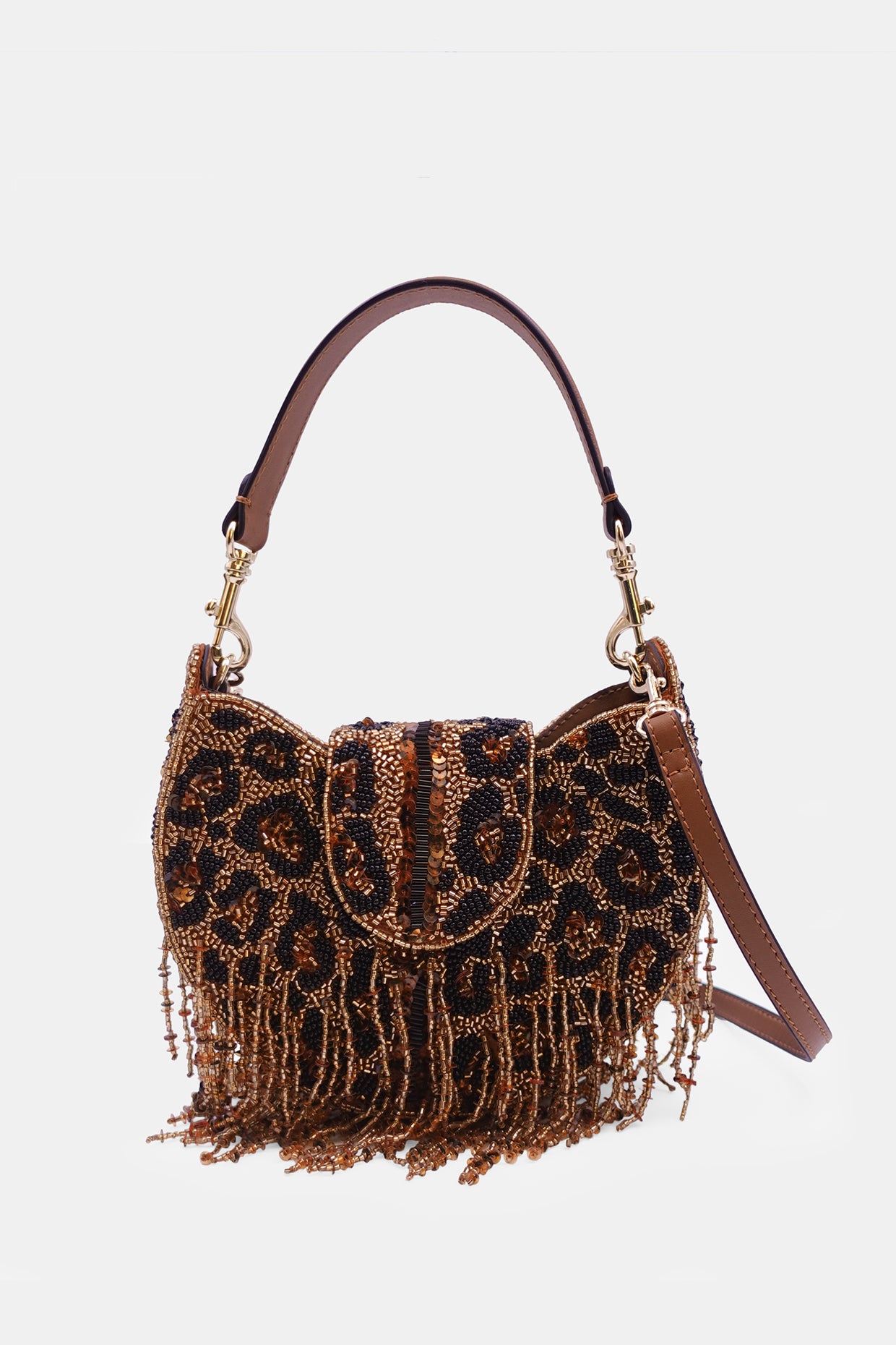 Leopard Fringed Clutchbags