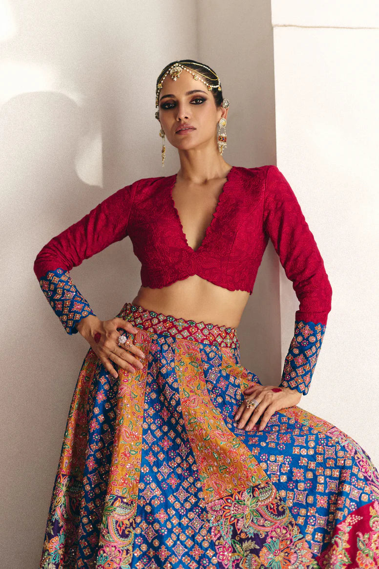 Sarga Lehenga Set