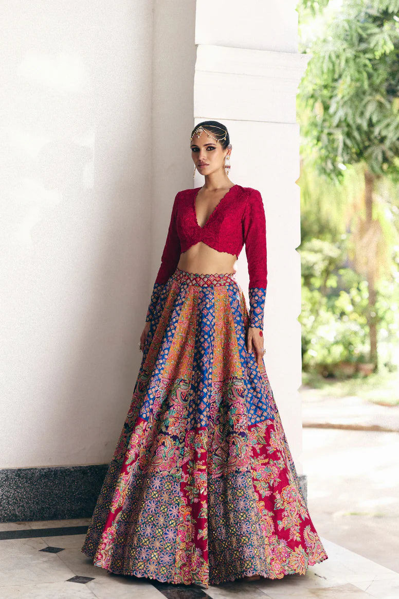 Sarga Lehenga Set